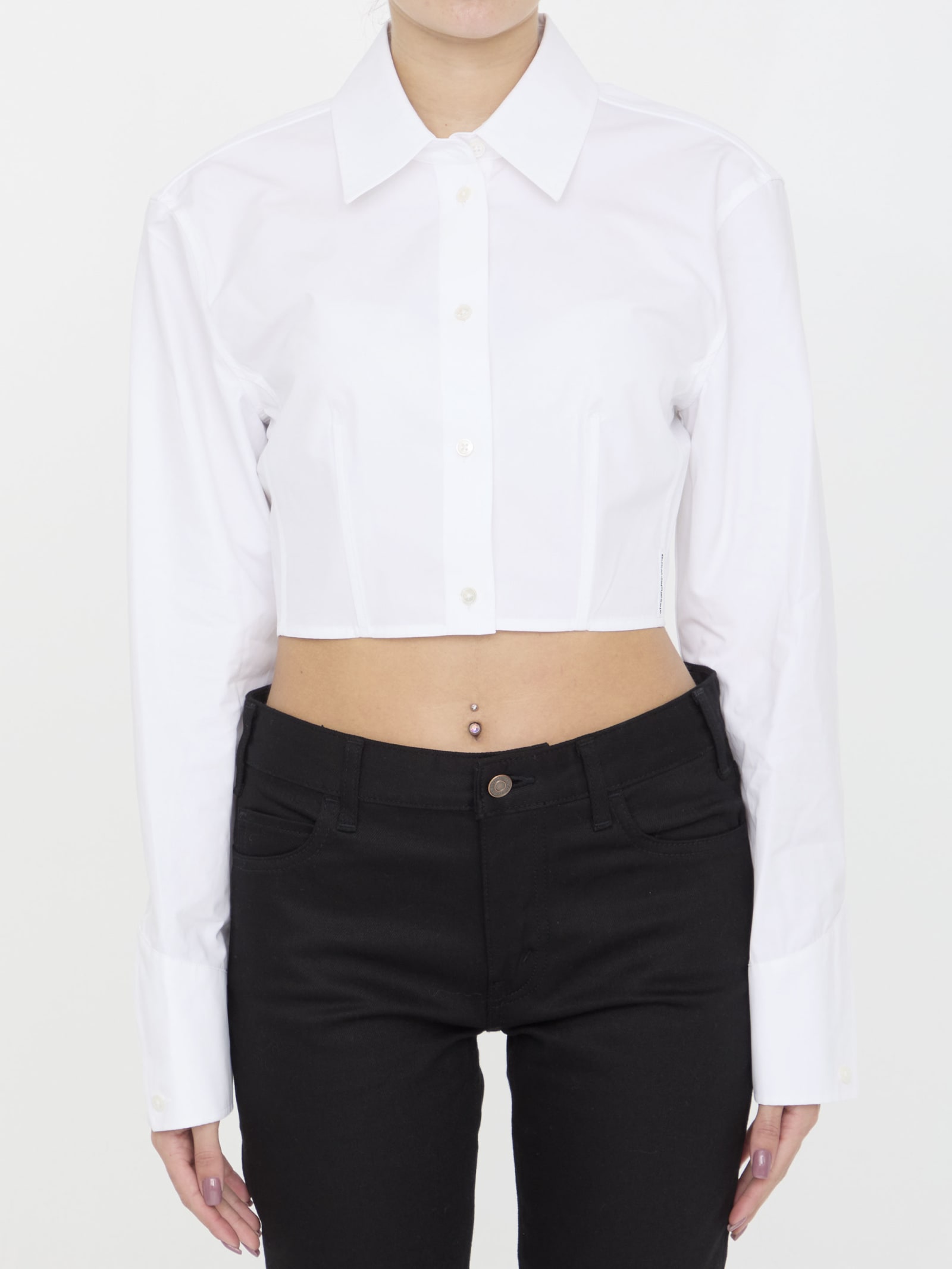 Cropped Structured Shirt