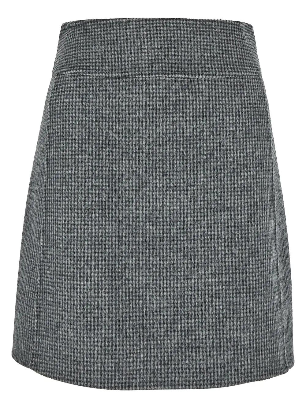 'S MAX MARA STONE MINI SKIRT 