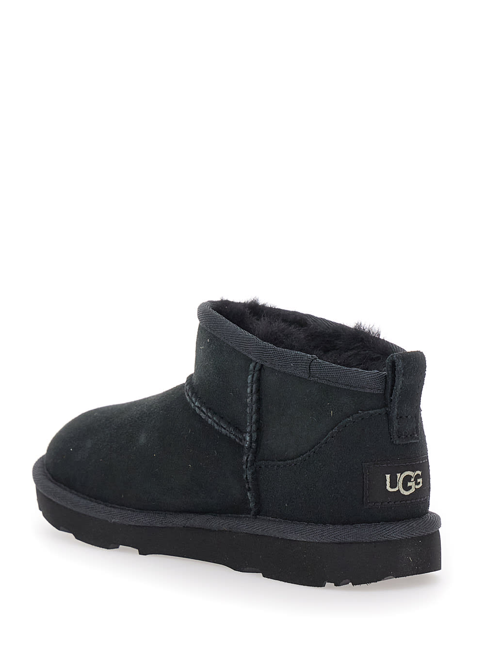 Ugg Suede Classic Ultra Mini Boots In Black