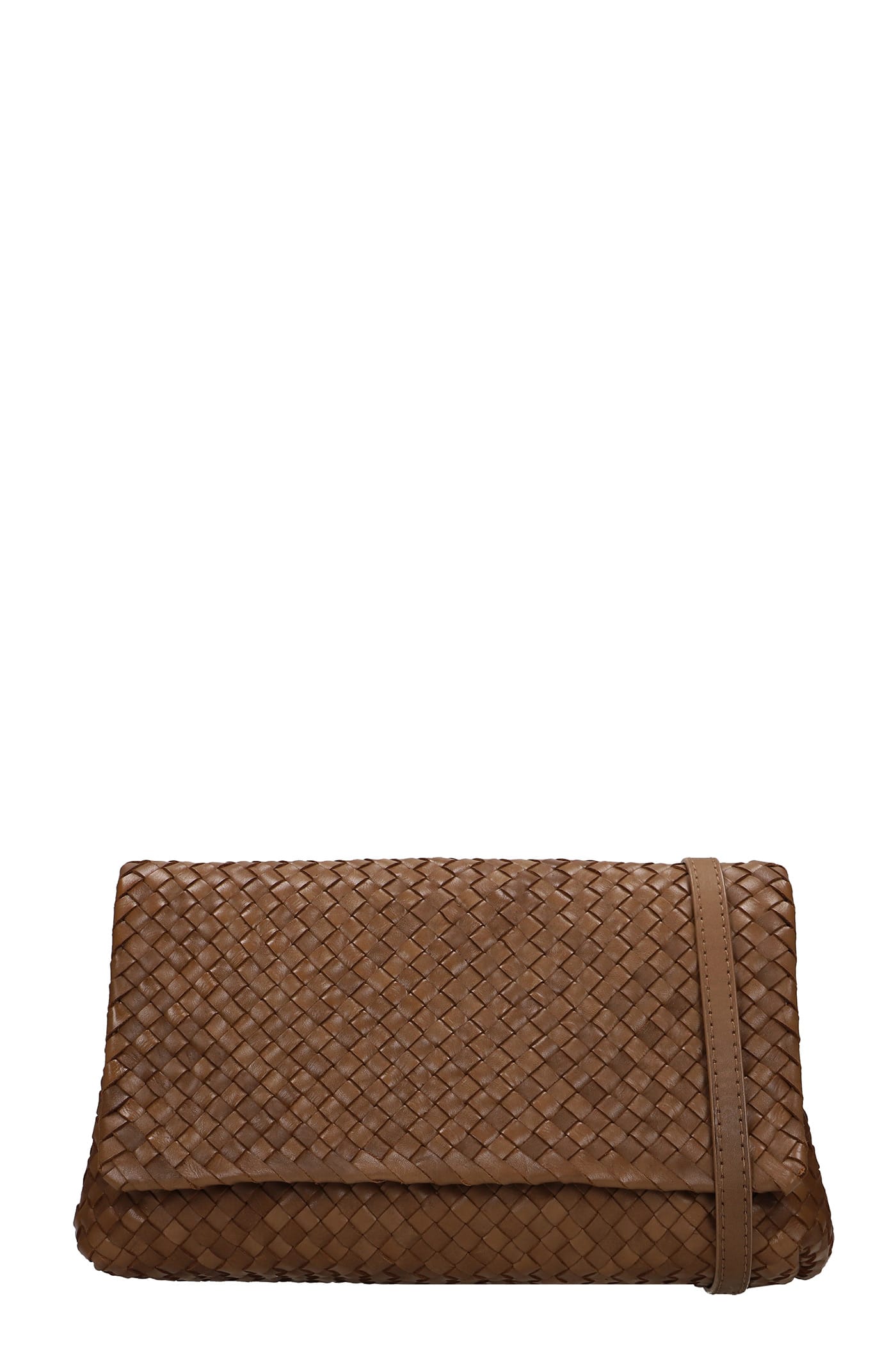 Officine Creative Hand Bag In Brown Leather