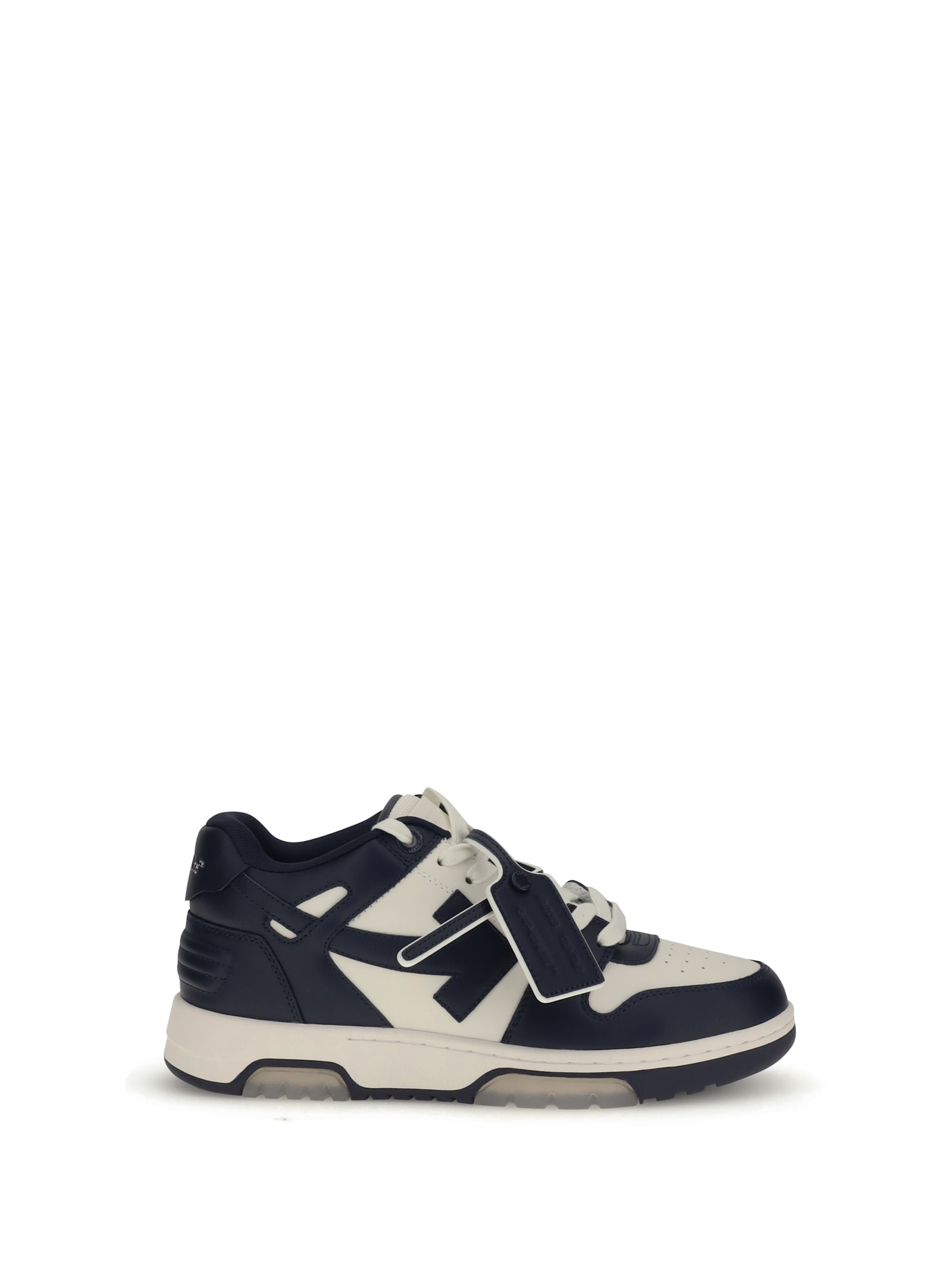 Off-white Blue And White Out Of Office Sneakers In Blue