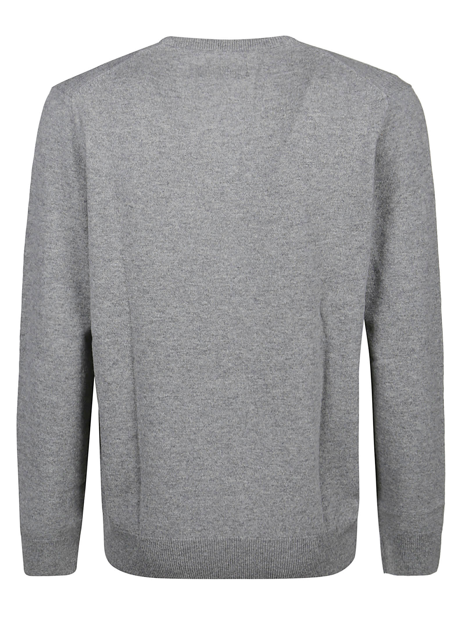 Shop Polo Ralph Lauren Long Sleeve Sweater In Fawn Grey Heather