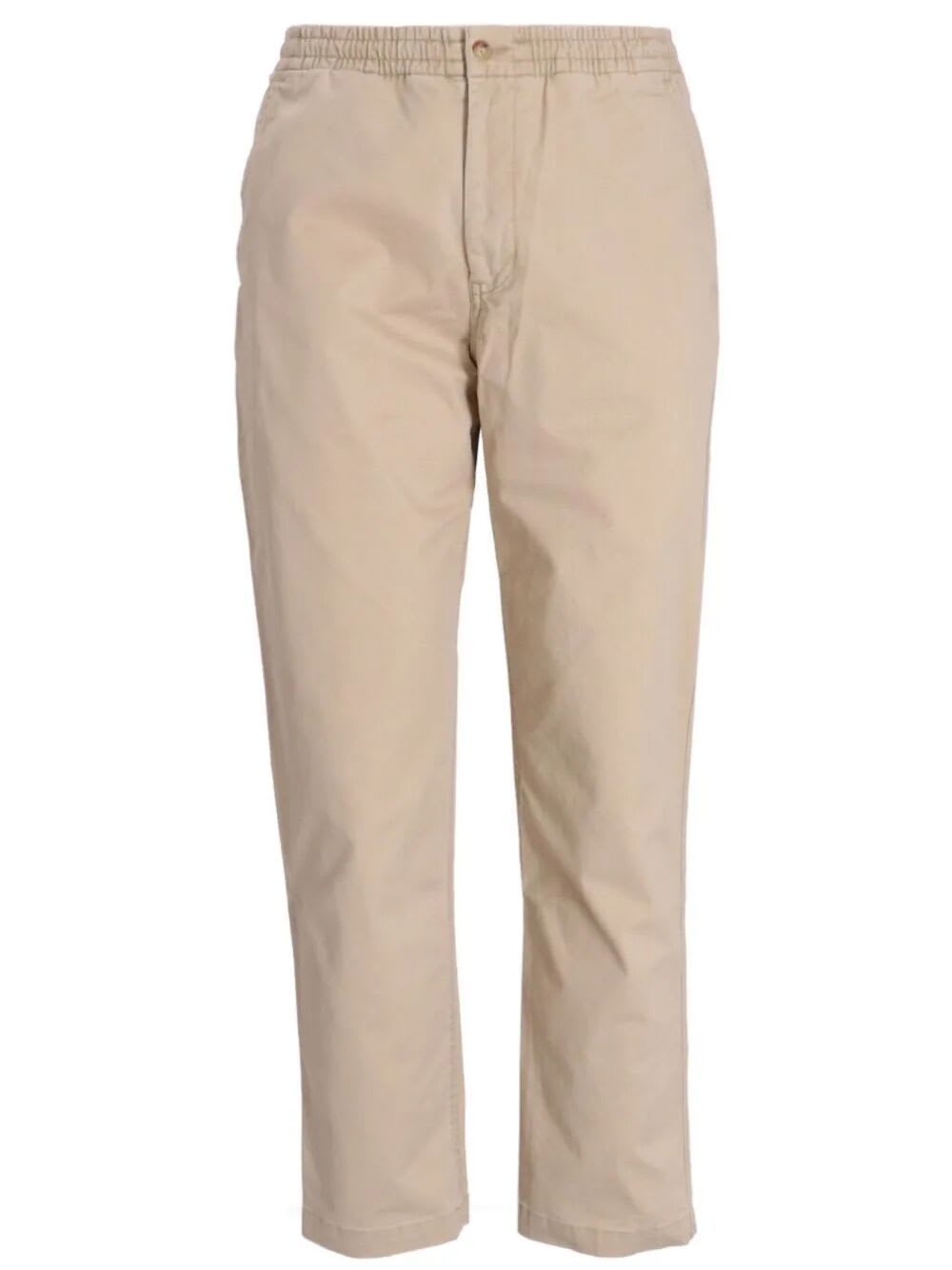 Shop Polo Ralph Lauren Classic Pants In Classic Khaki