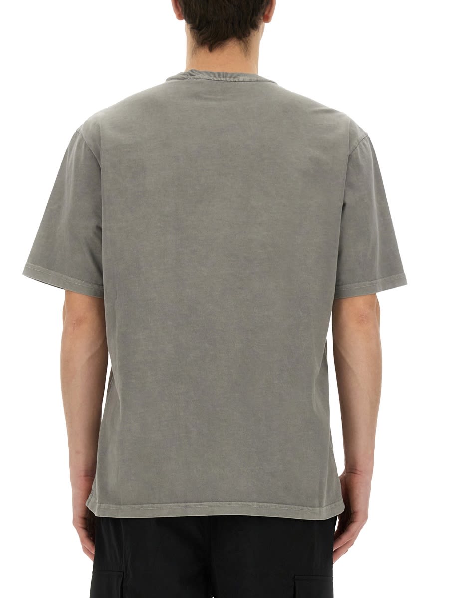 Shop Belstaff T-shirt With Logo In Grey