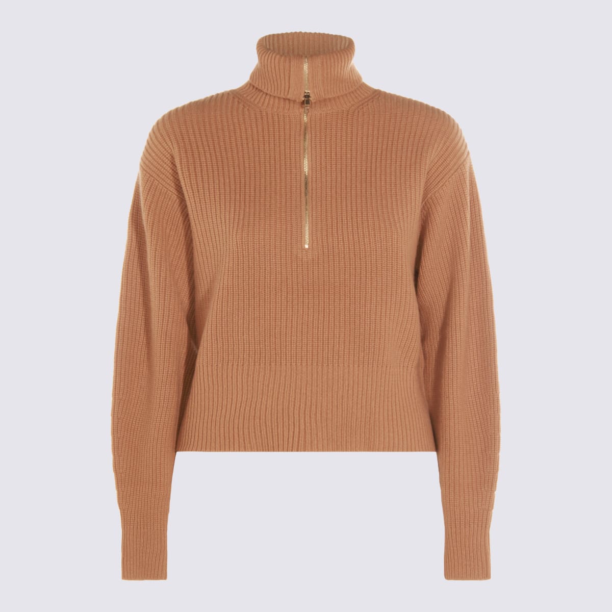 Max Mara Brown Wool Nadar Knitwear In Brown