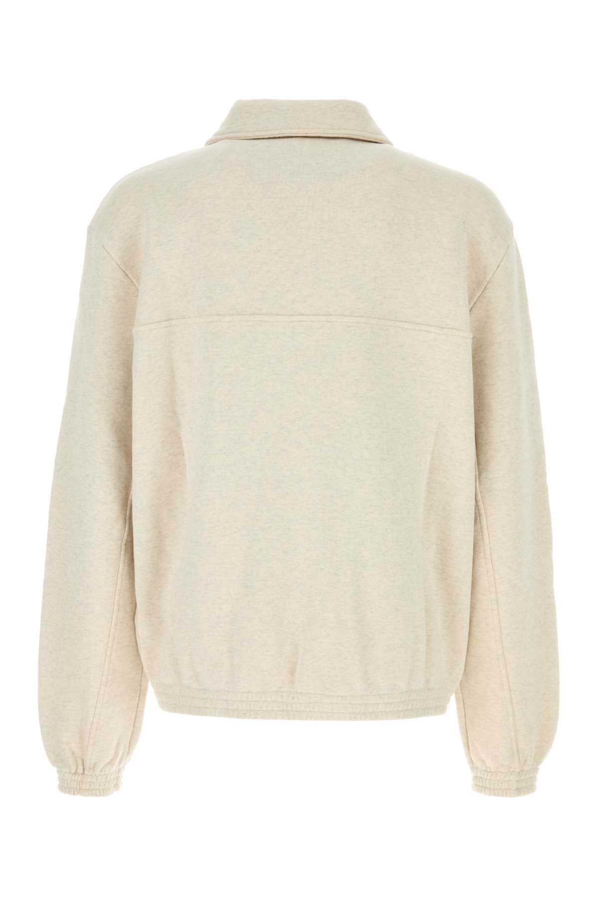 1989 Studio Melange Sand Cotton Sweatshirt In Light Cream
