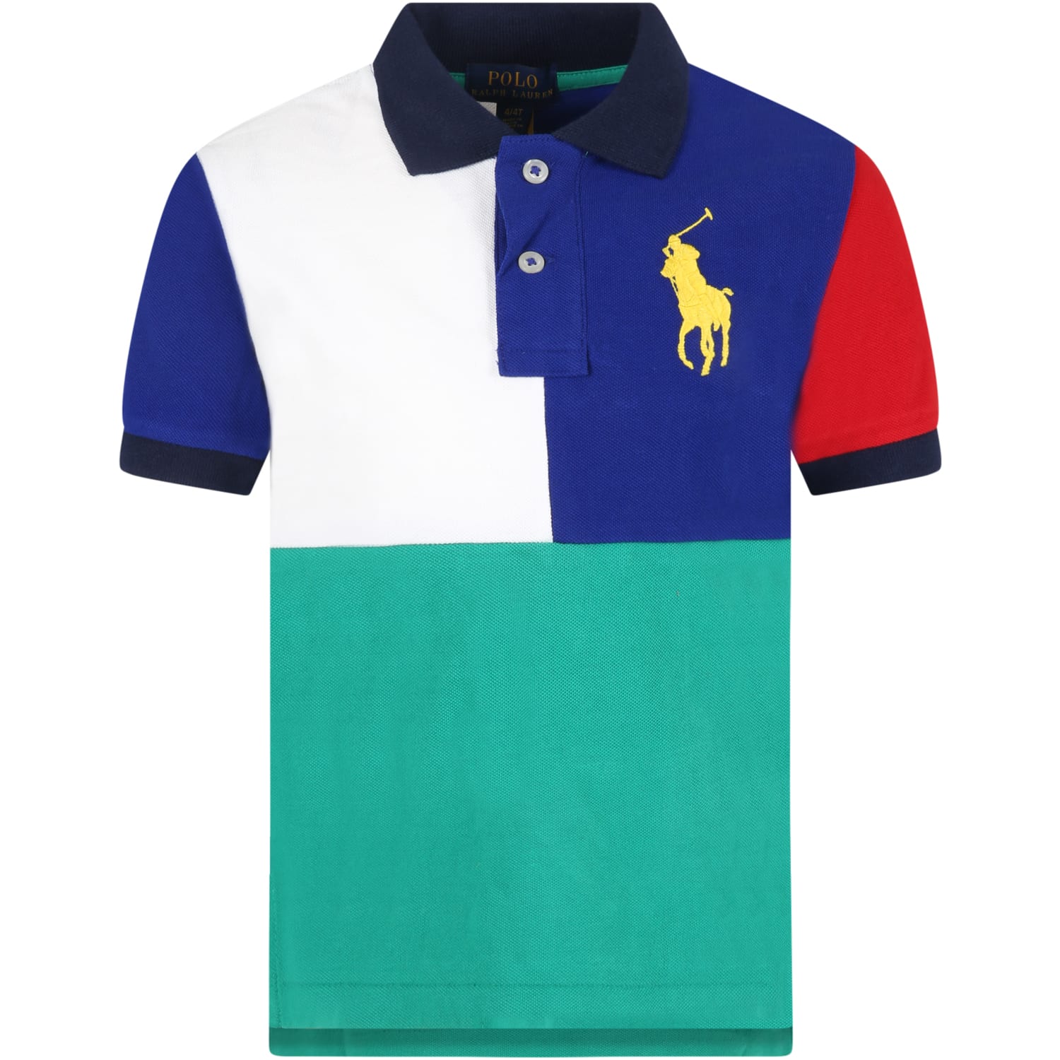 Ralph Lauren Multicolor Polo Shirt For Boy With Pony Logo
