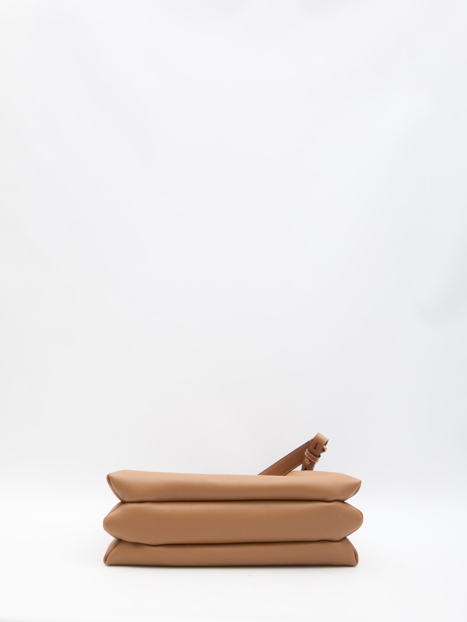 Shop Tod's T Timeless Medium Shoulder Bag In Brown