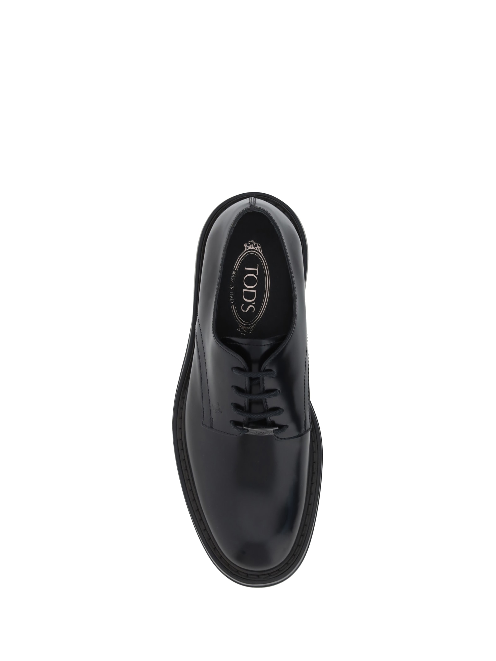 Shop Tod's Lace-up Shoes In Nero