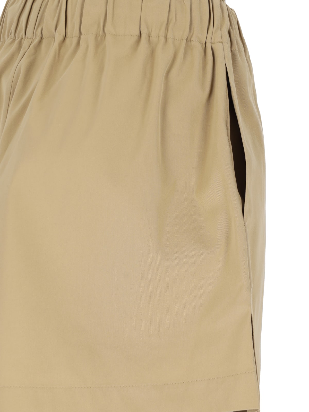 Shop Sa Su Phi Drawstring Detail Shorts In Beige