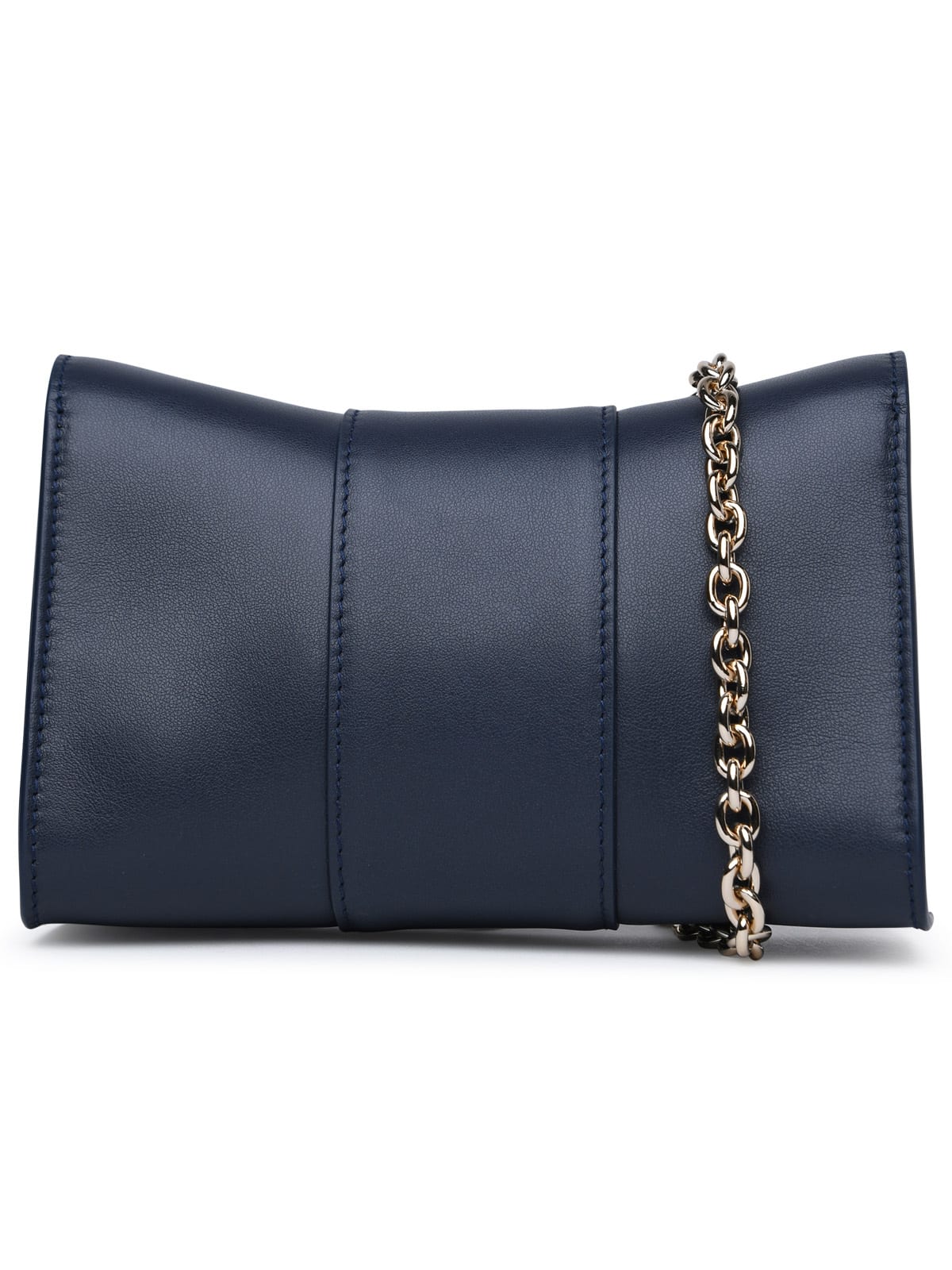 Shop Furla Metropolis Remix Mini Bag In Blue Calf Leather