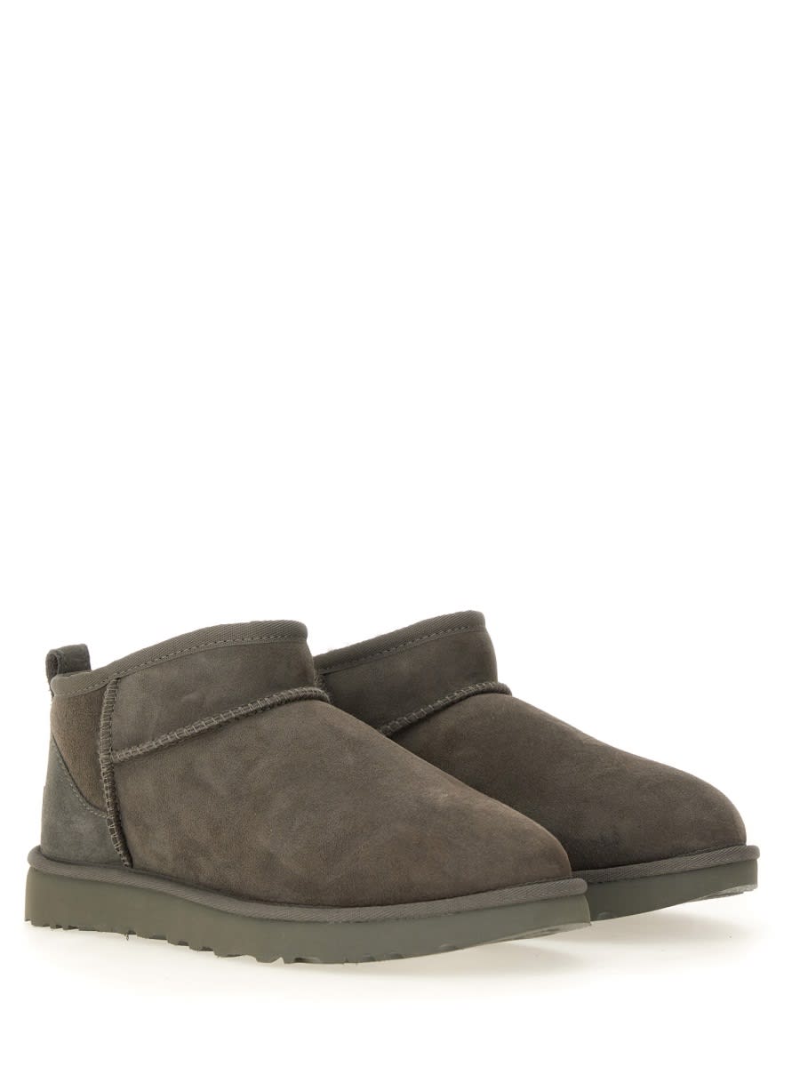 Ugg Classic Ultra Mini In Grey In Green