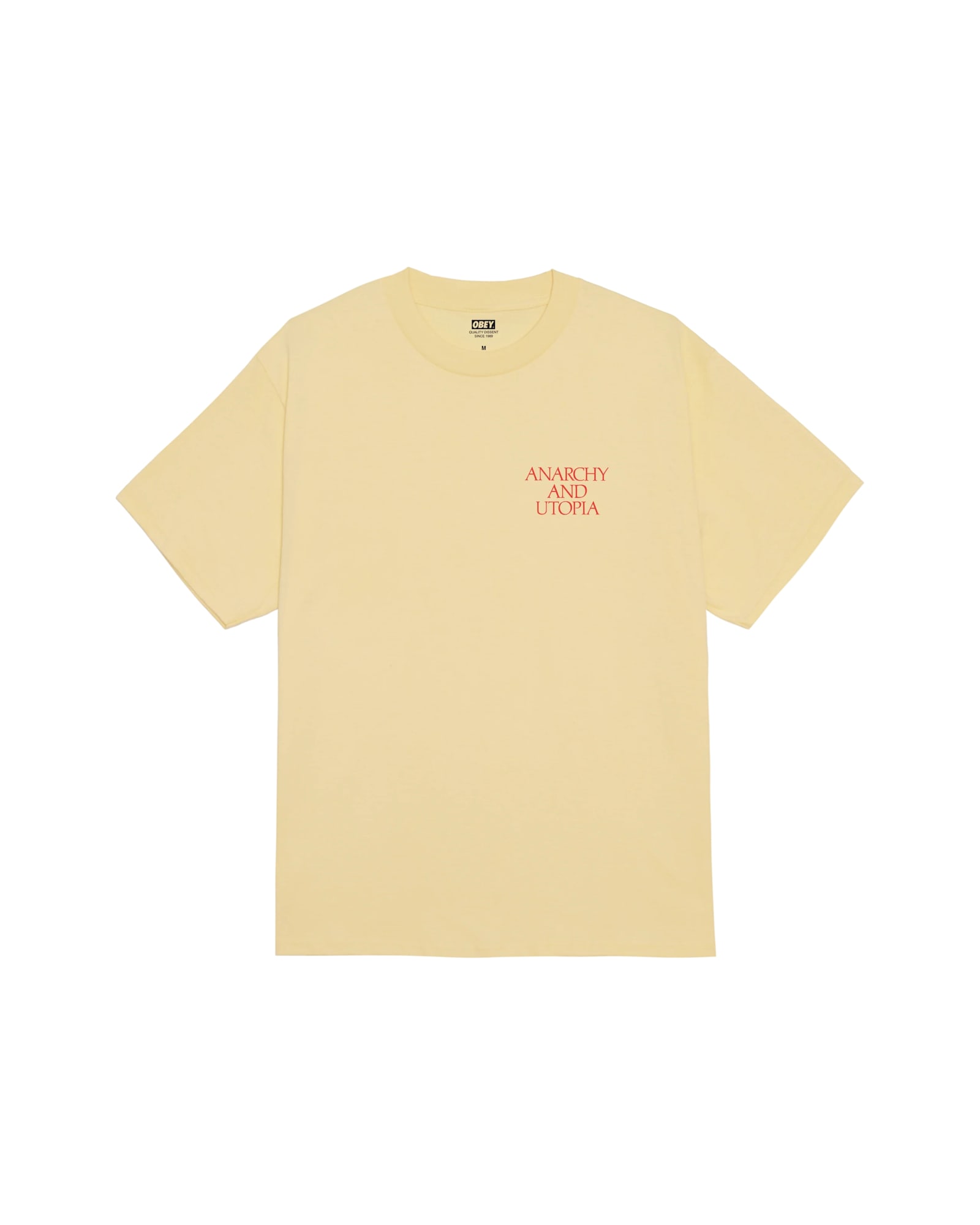 Obey Anarchy & Utopia Tee In Multi