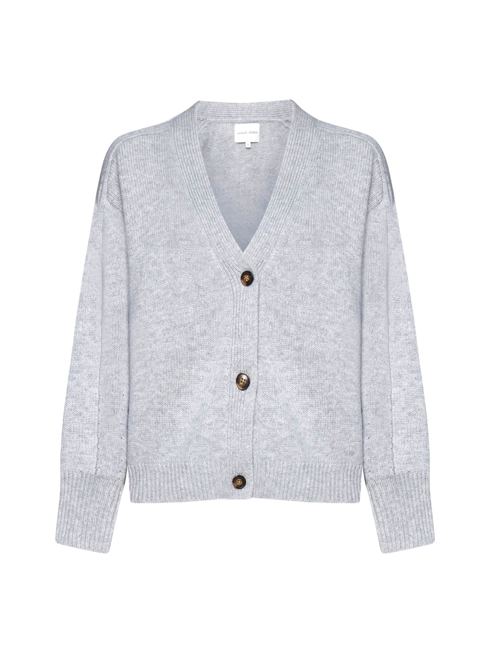 Shop Loulou Studio Cardigan In Grey