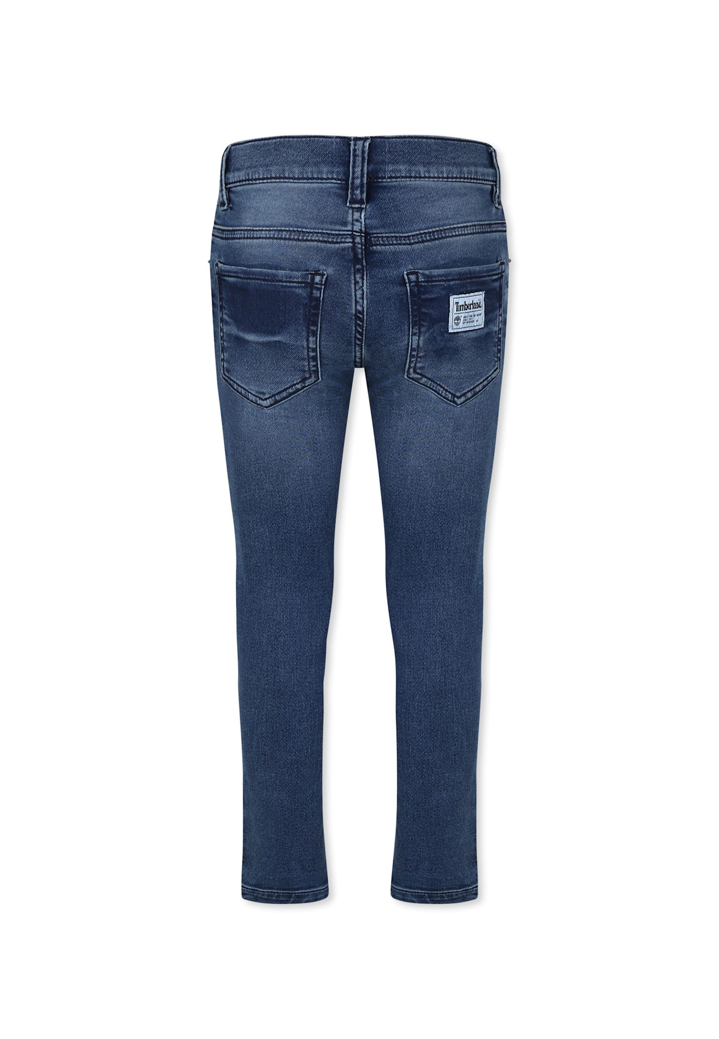 Timberland Denim Jeans For Boy With Logo In Denim