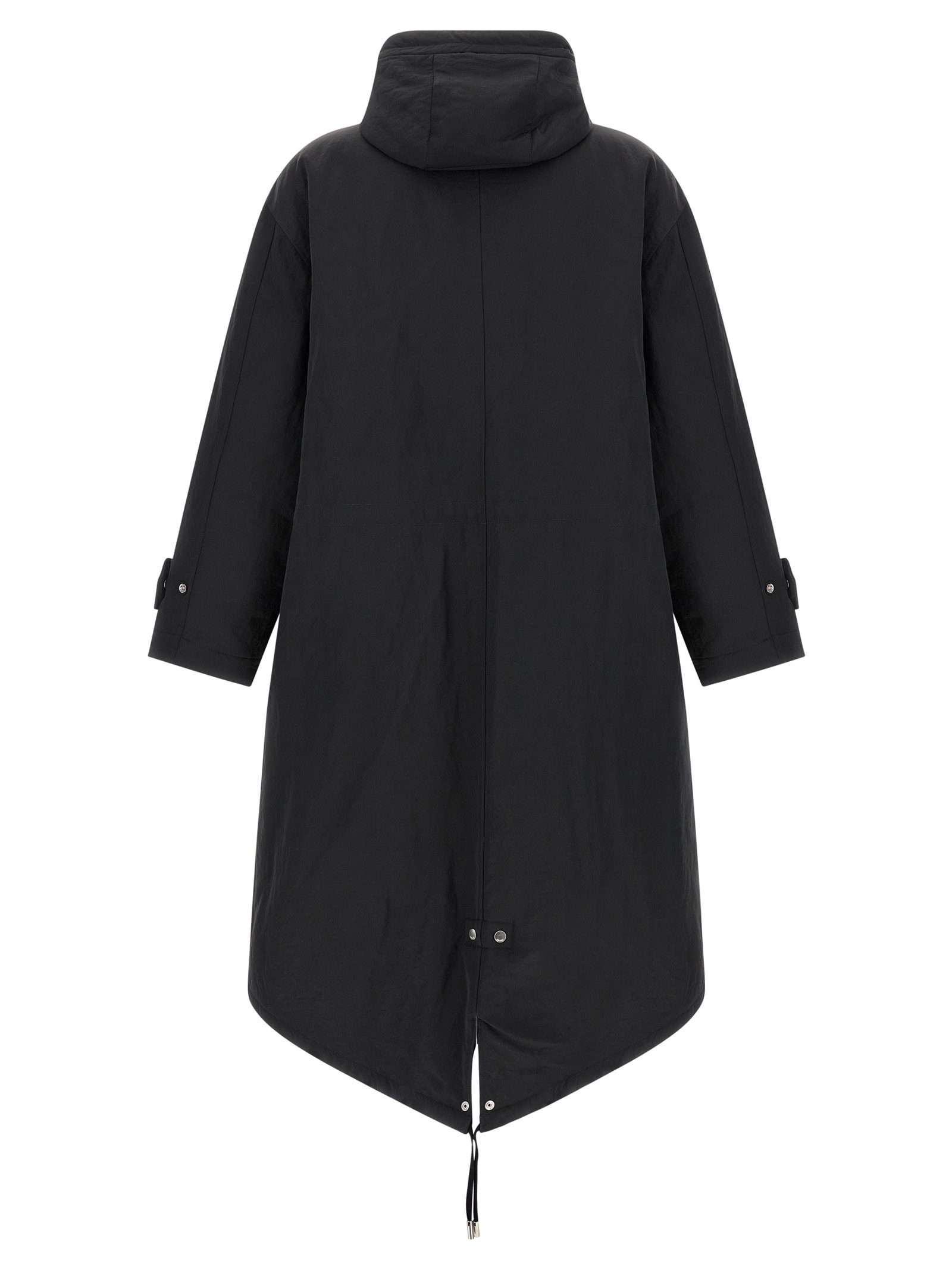 Ami Alexandre Mattiussi Long Parka In Black