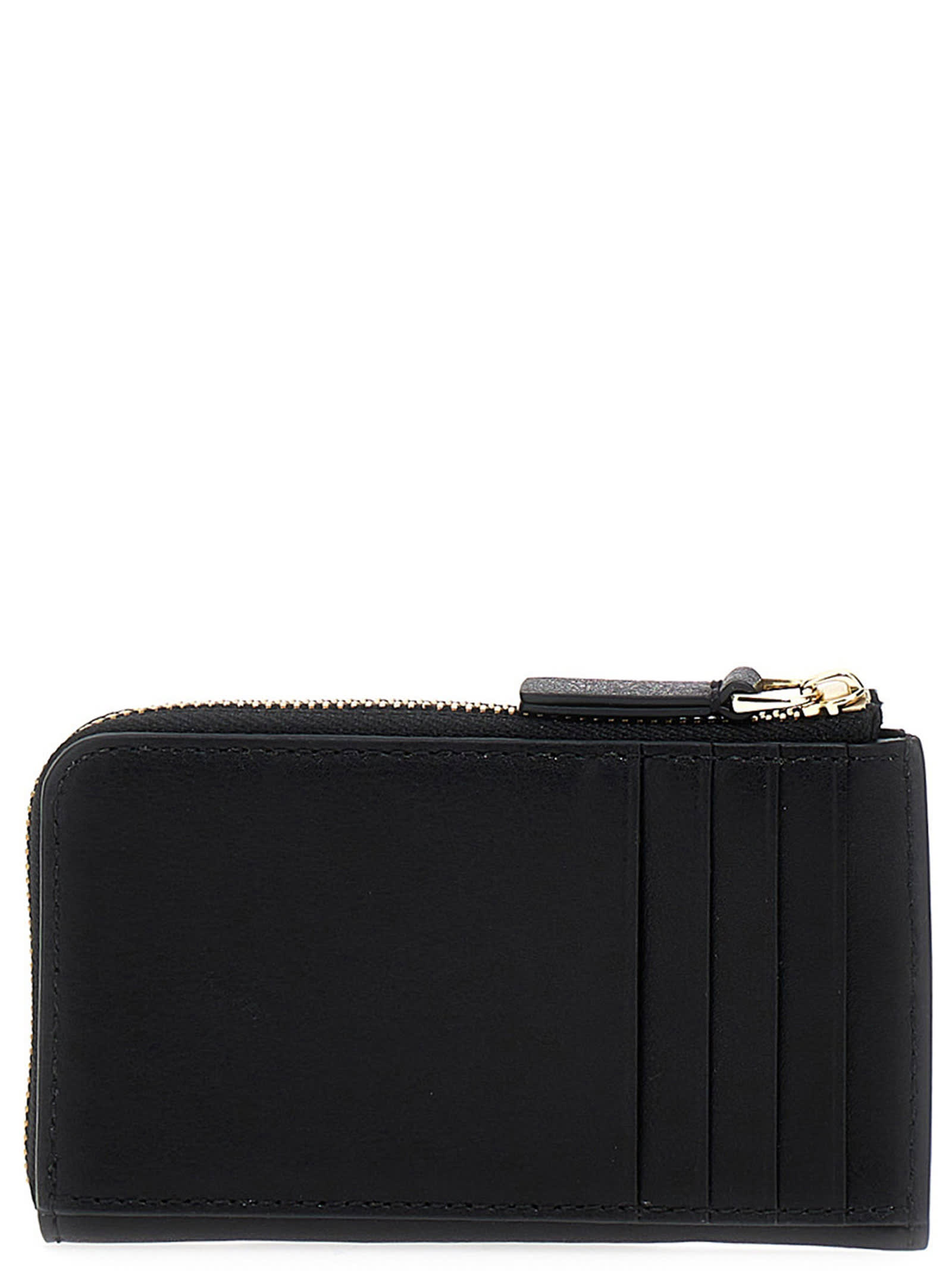 Shop Marc Jacobs The J Marc Top Zip Multi Wallet In Black