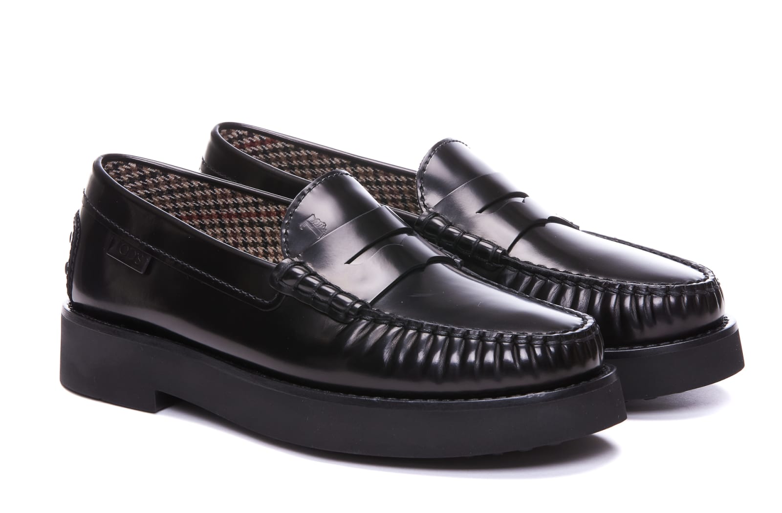 Shop Tod's Loafers In Black