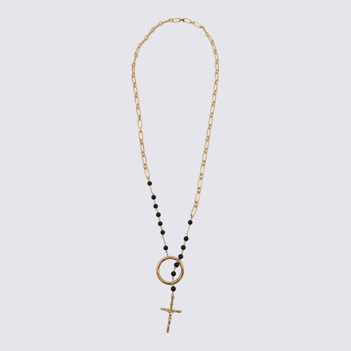 Shop Dolce & Gabbana Gold Tone Metal Necklace In Golden