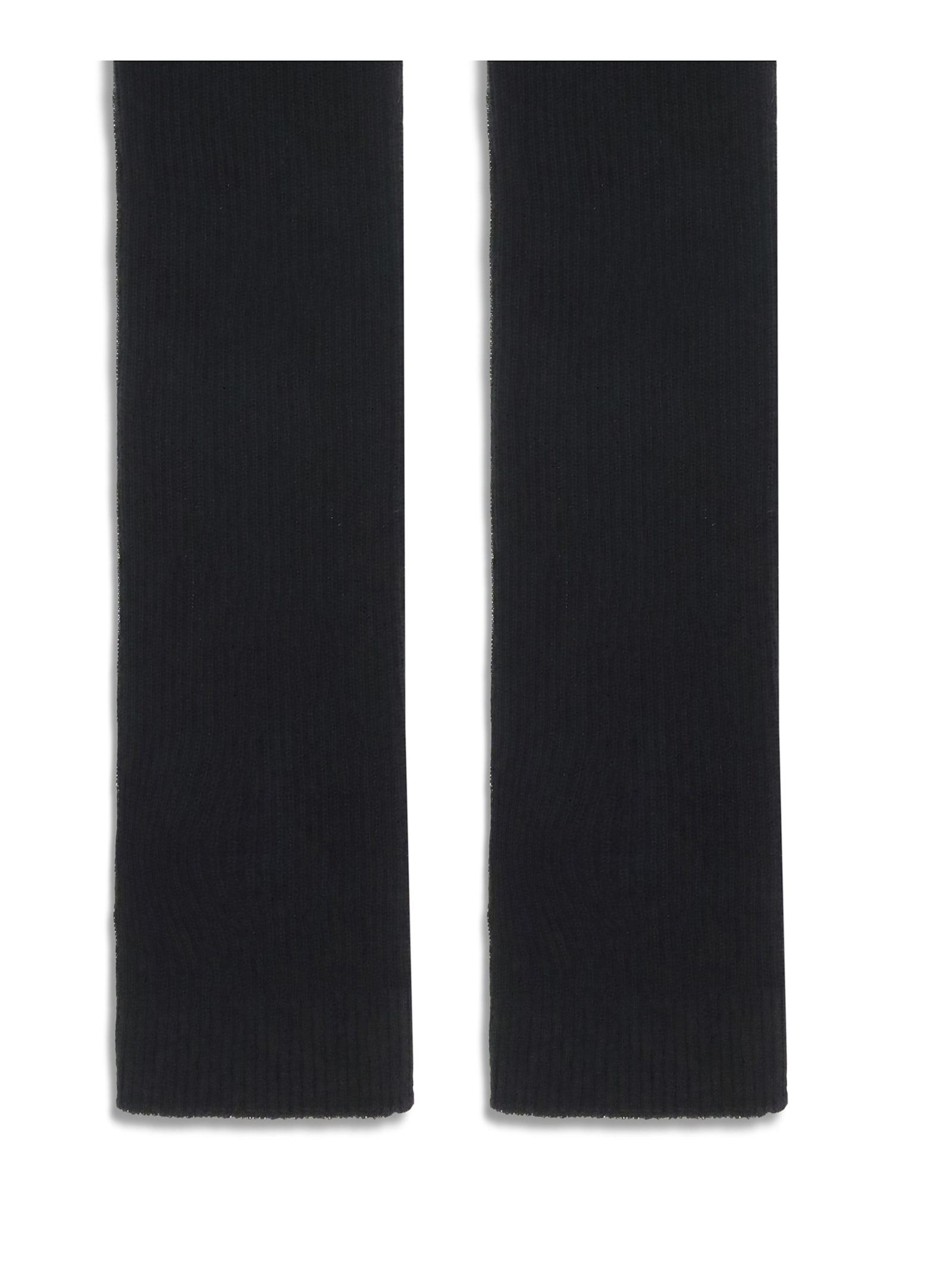 Sa Su Phi Silk And Cashmere Gloves In Black