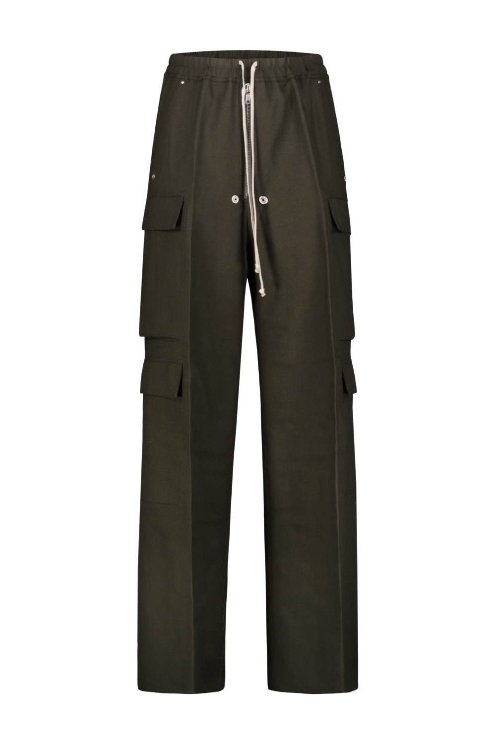 Shop Rick Owens Cargo Belas Pants In Forest