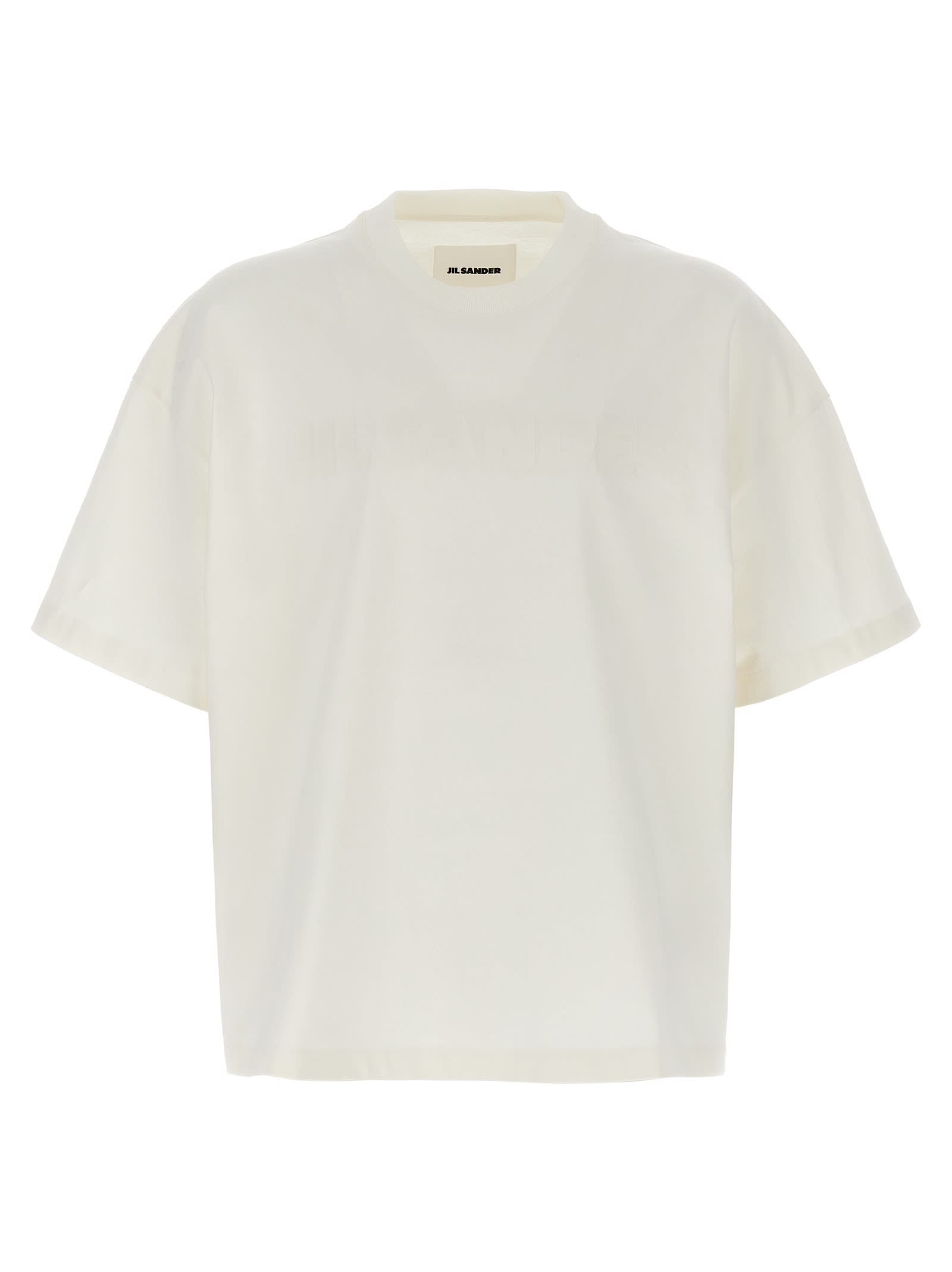 Shop Jil Sander Logo Print T-shirt In White