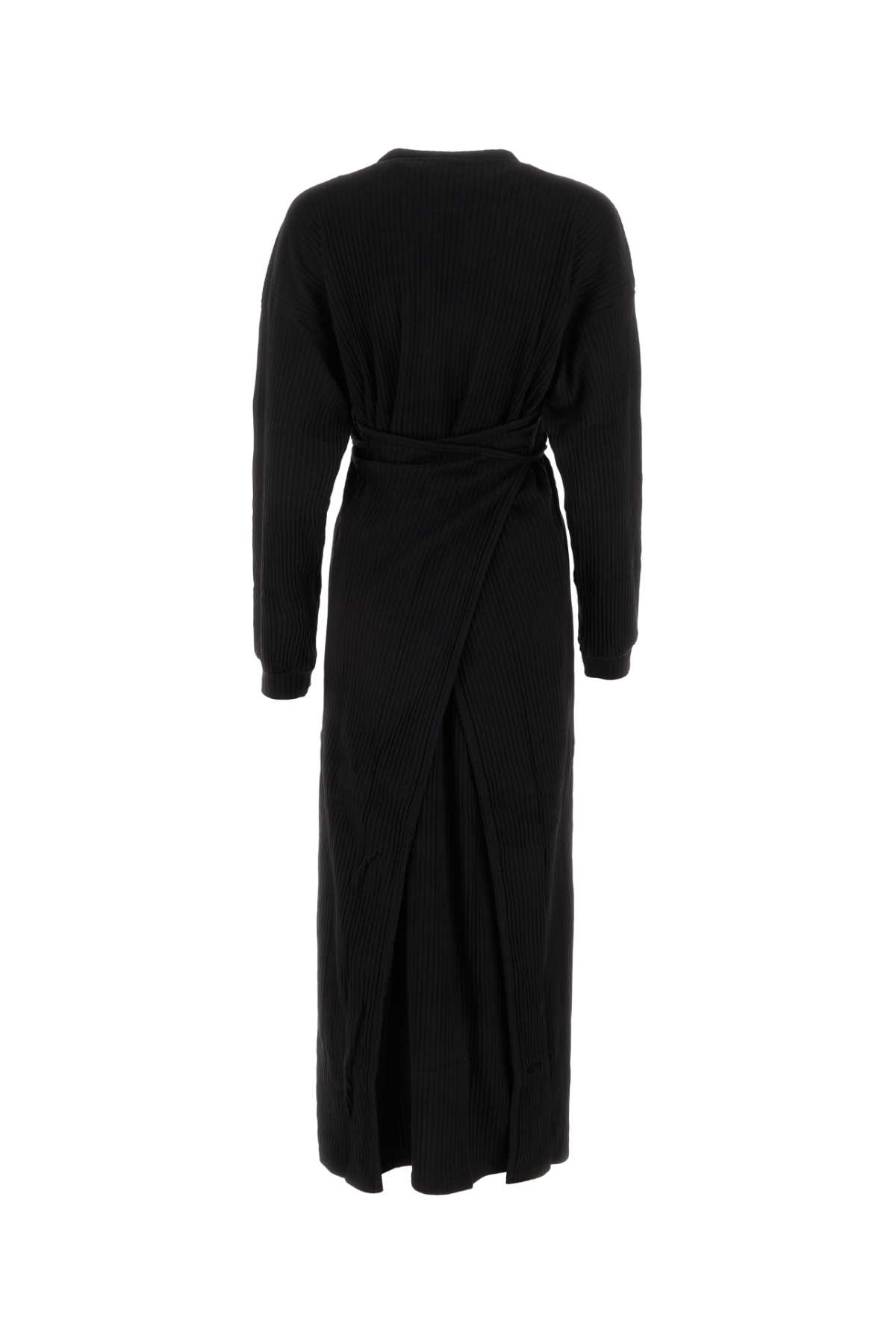 Shop Baserange Black Cotton Dress