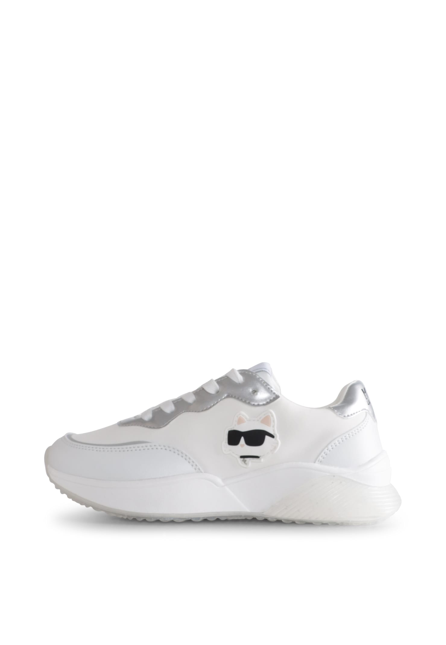 Karl Lagerfeld Logo-print Sneakers In White