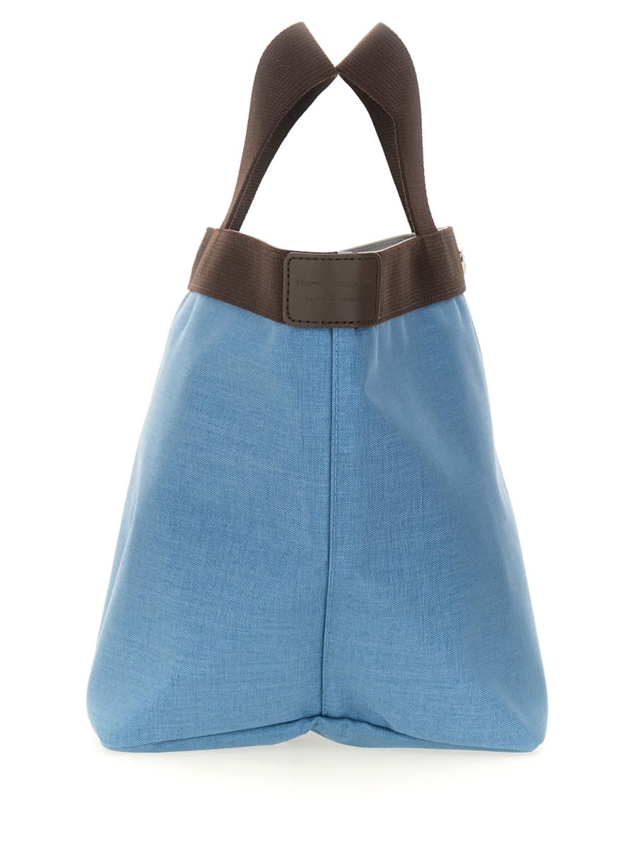 Shop Herve Chapelier Shopping Bag In Denim