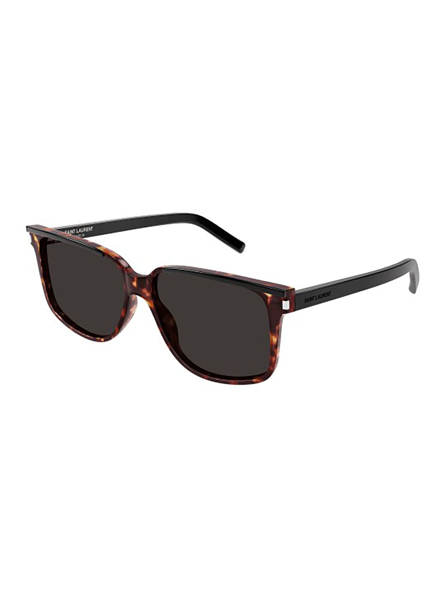 Shop Saint Laurent Sl 599 Sunglasses In Black Black Black