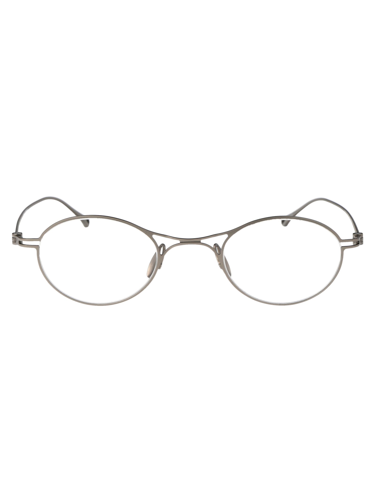 Shop Giorgio Armani 0ar5135t Glasses In 3346 Matte Silver