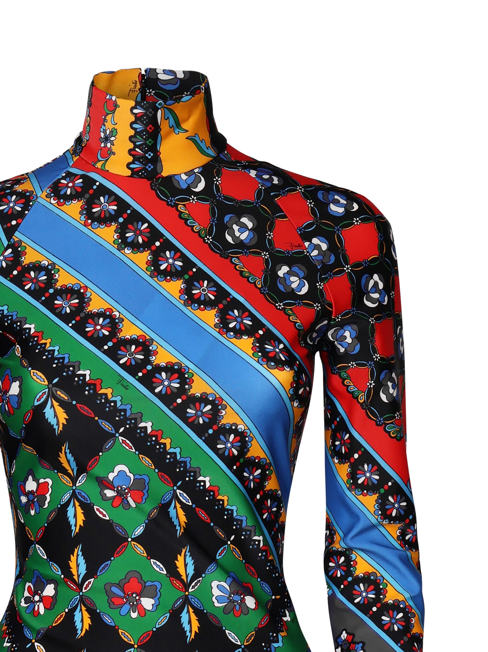 Shop Pucci Festa Knit In Multicolour