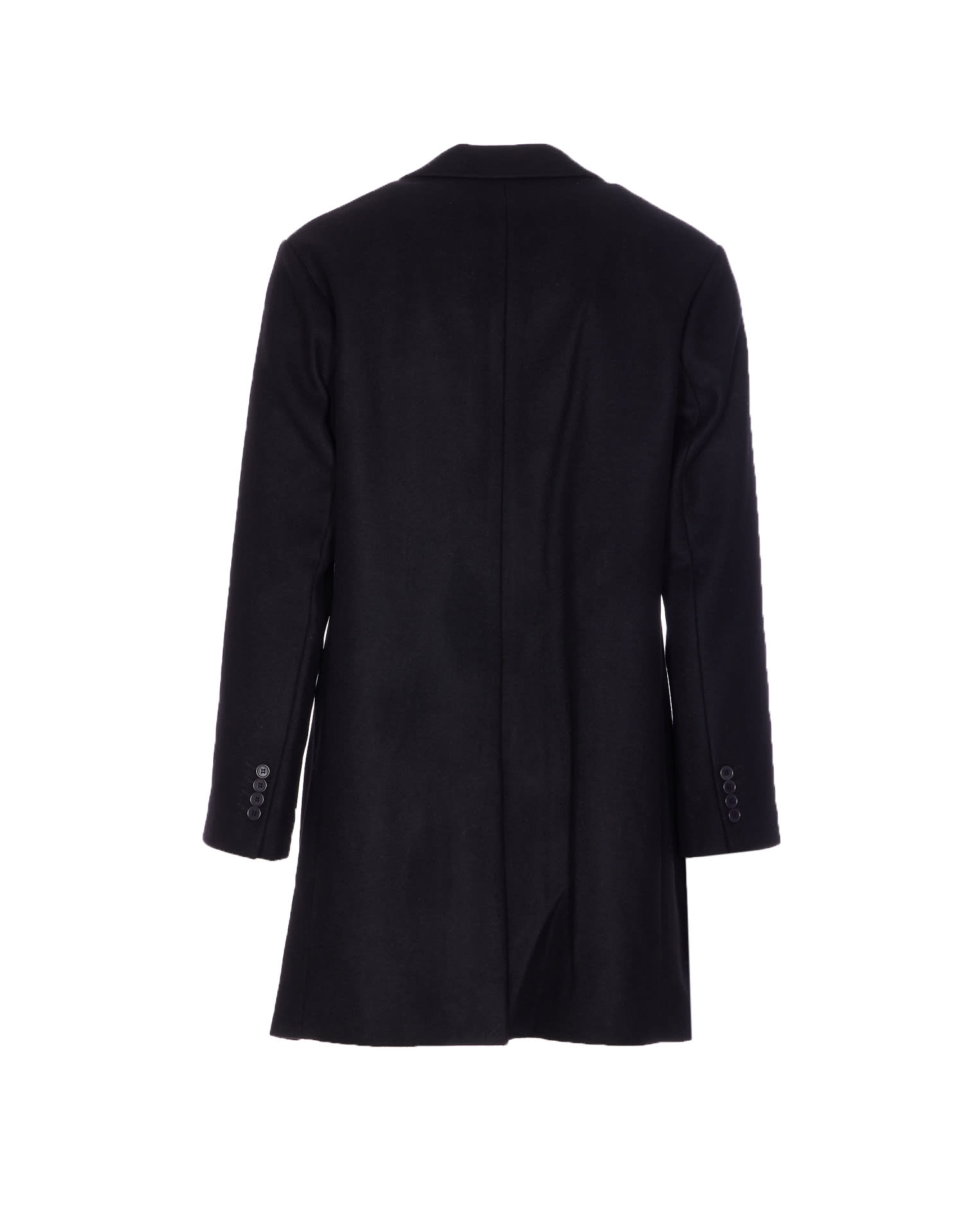 Nn07 Austin Button-closure Coat In Black