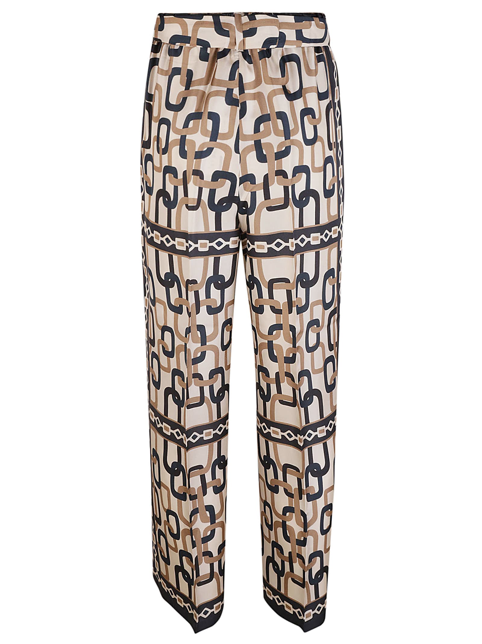 Shop Max Mara Brina Trousers In Navy