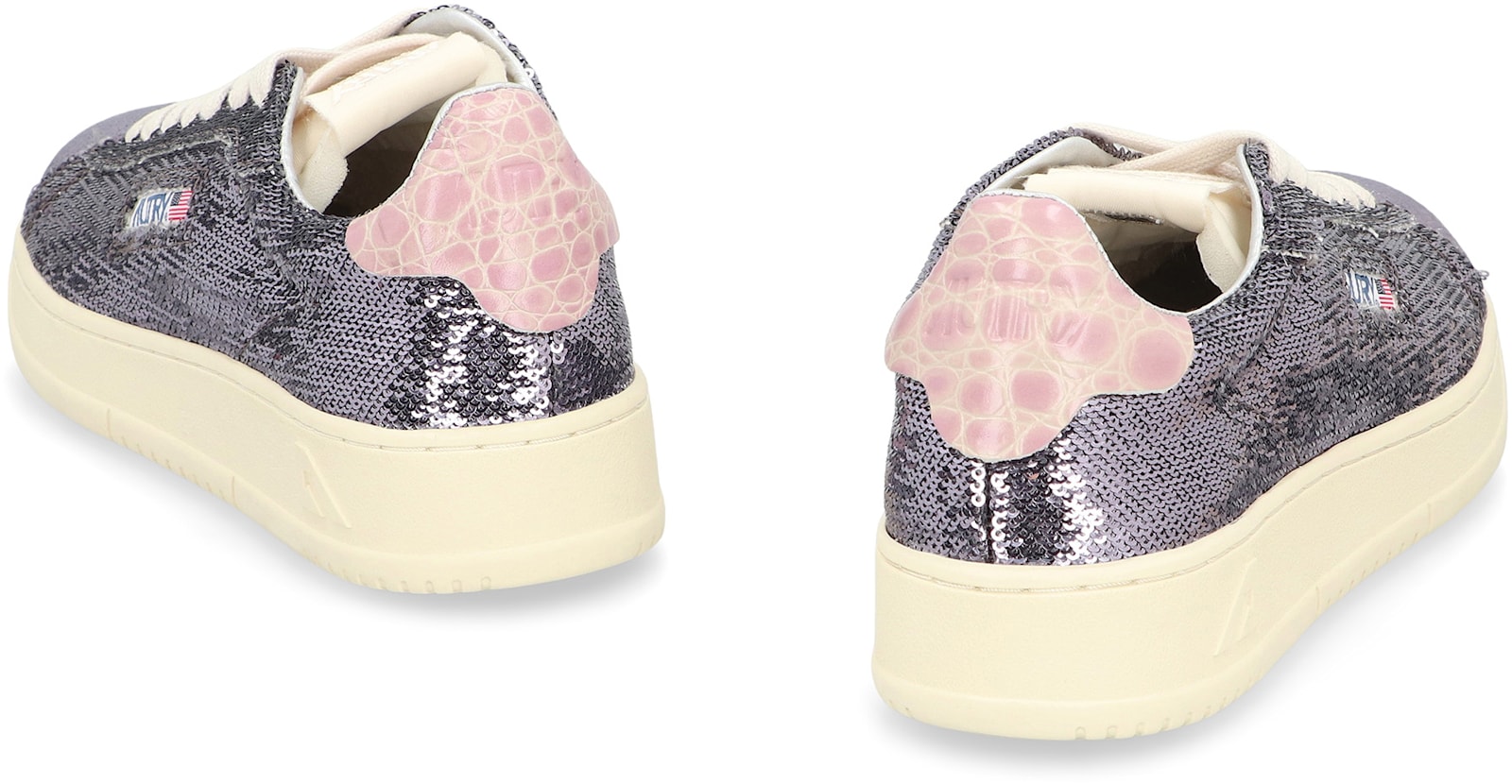 Autry "dallas Low Sparkling" Sneaker In Multi