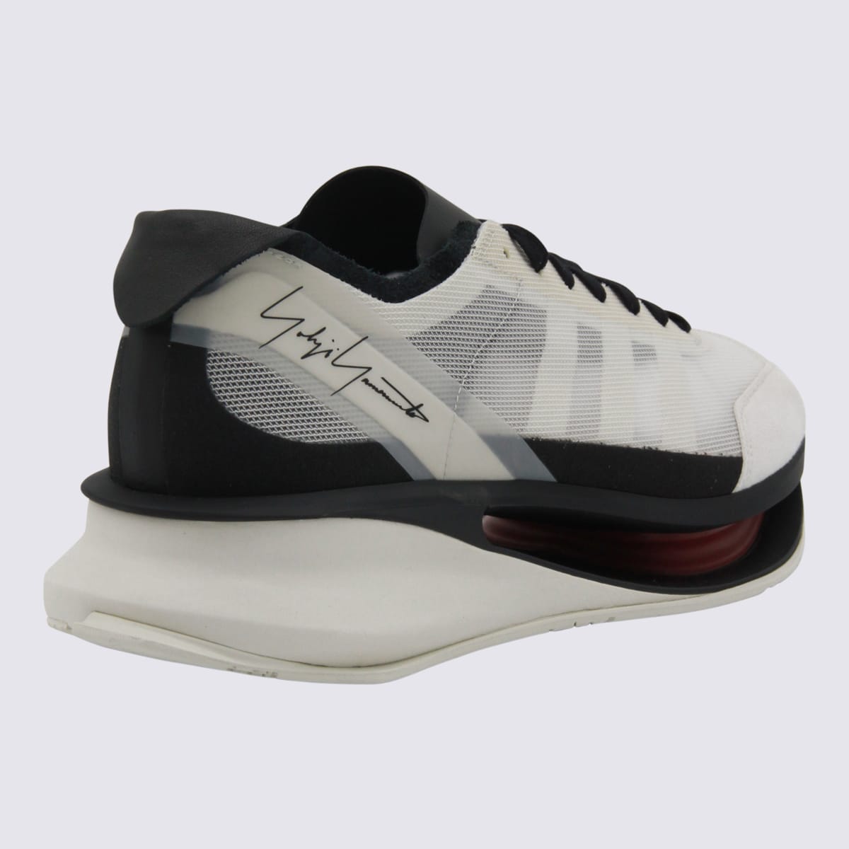 Y-3 White Gendo Run Sneakers In Multi