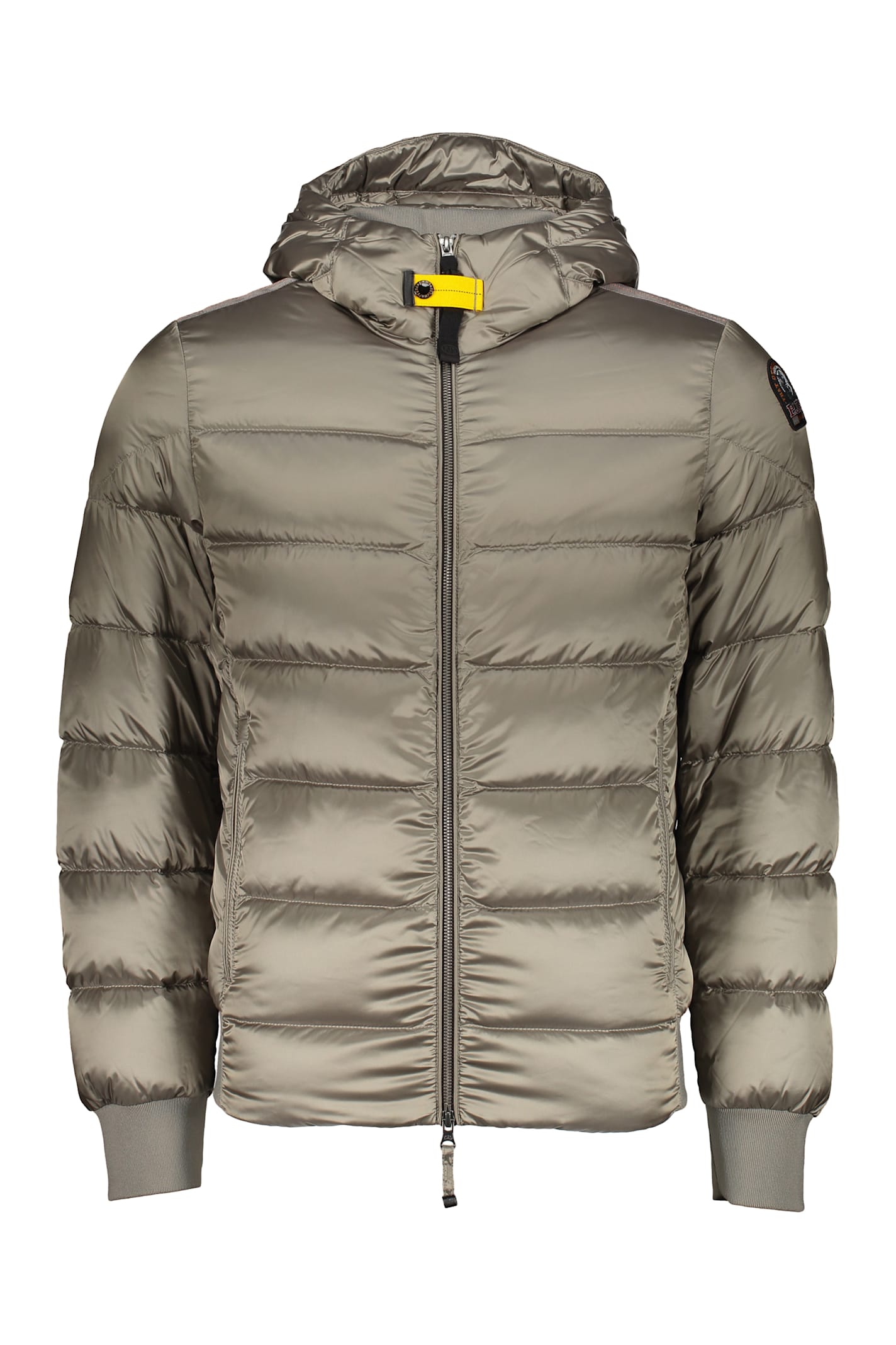 Parajumpers Down Jacket With Hood In Gray