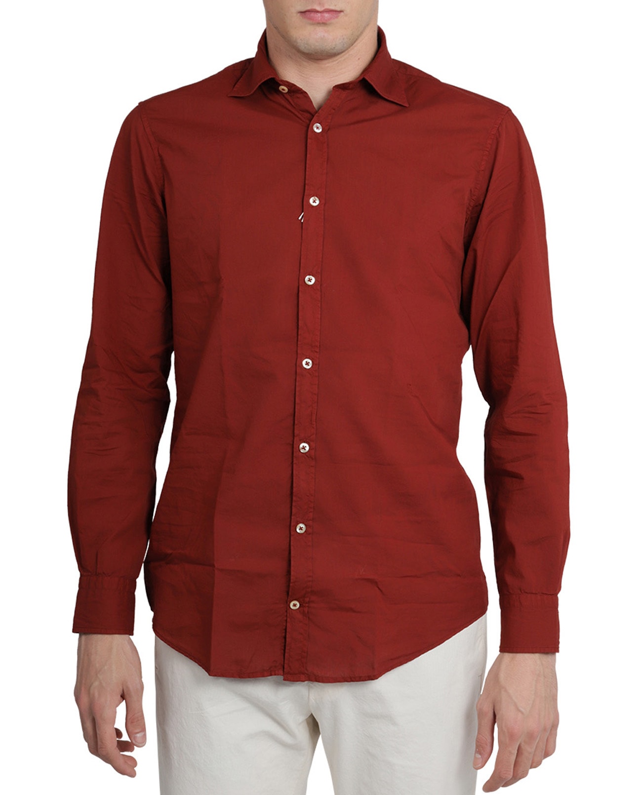 Massimo Alba Red Genova Shirt