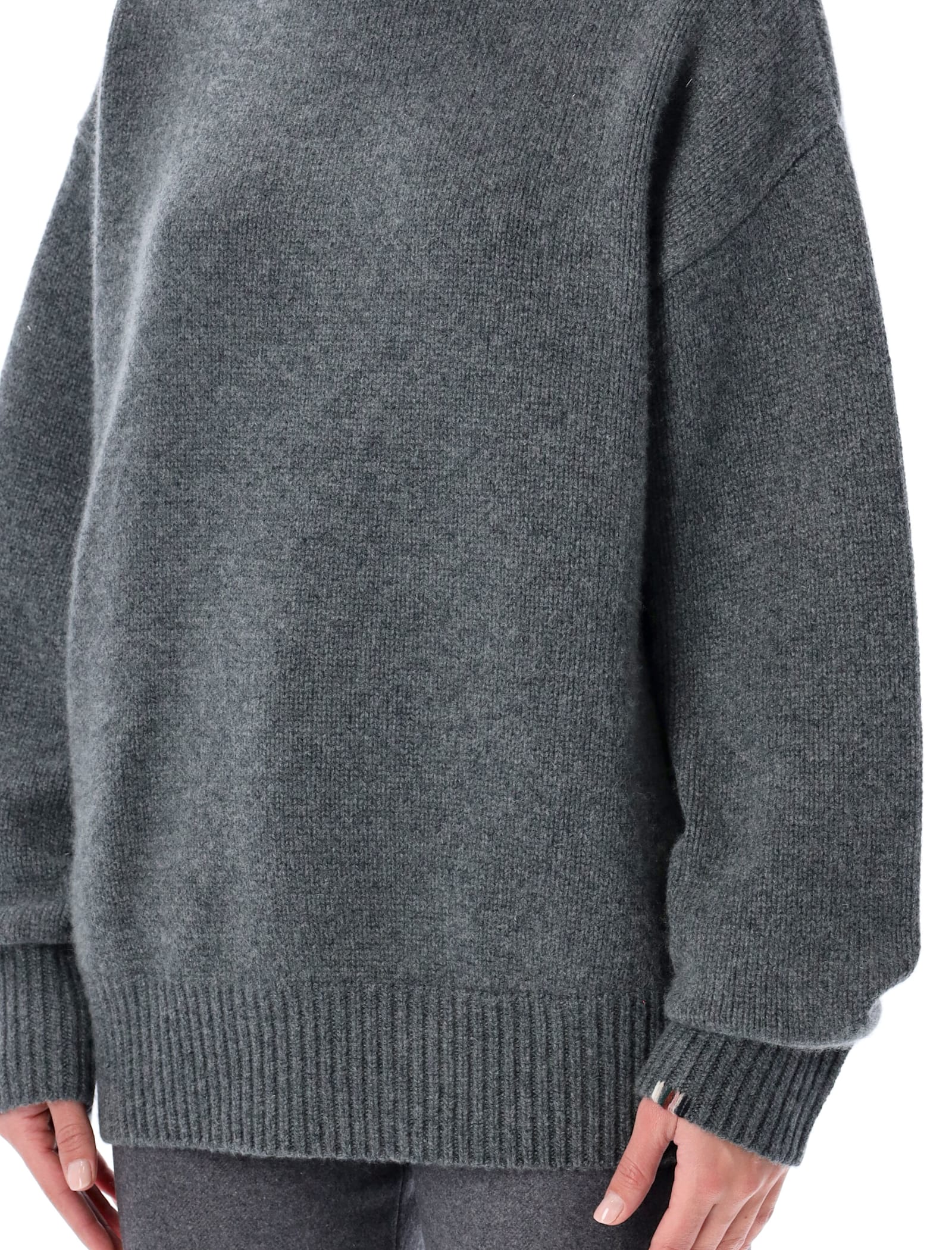 Extreme Cashmere Oversized Extra Sweater In Brown