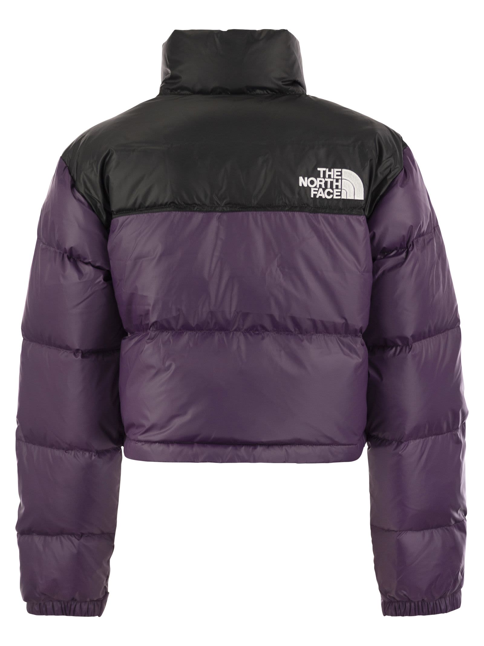 Shop The North Face 1996 Retro Nuptse Short Down Jacket In Purple