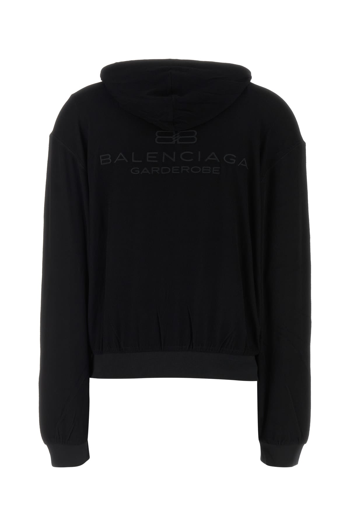 Balenciaga Small Fit Zip Up In Black