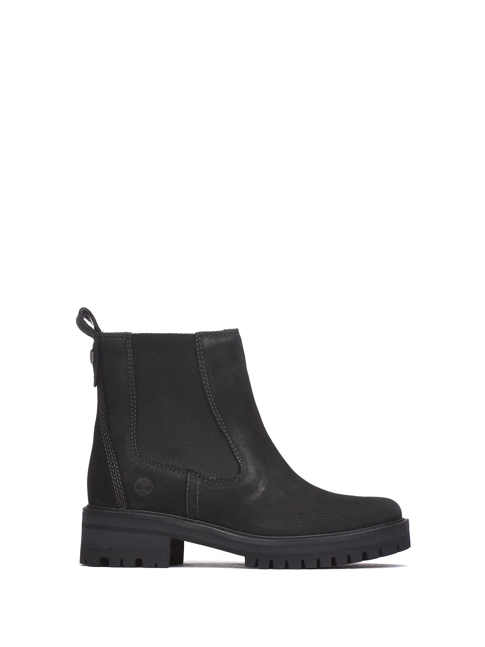 timberland black ankle boots