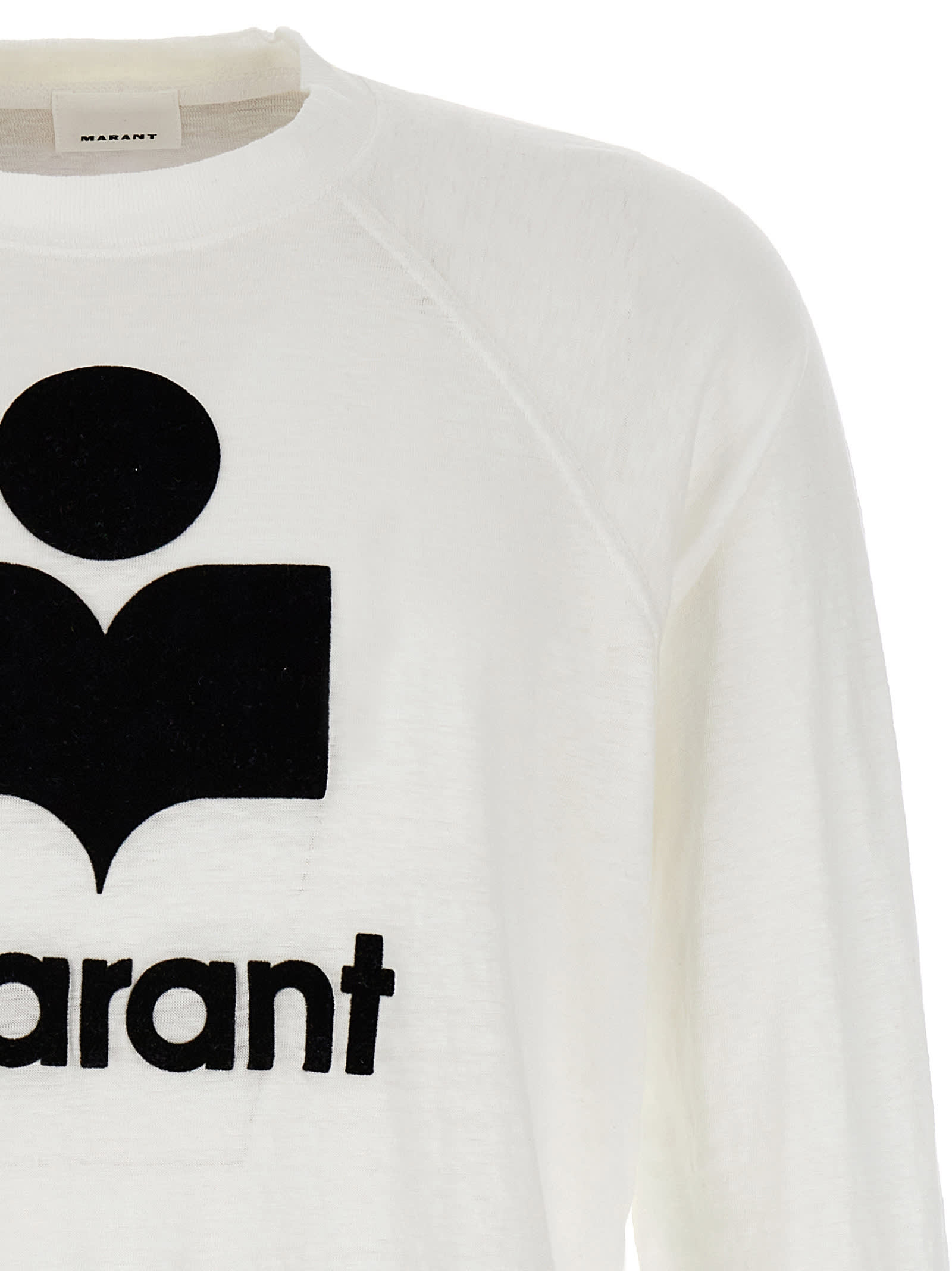 Shop Isabel Marant Kieffer T-shirt In White