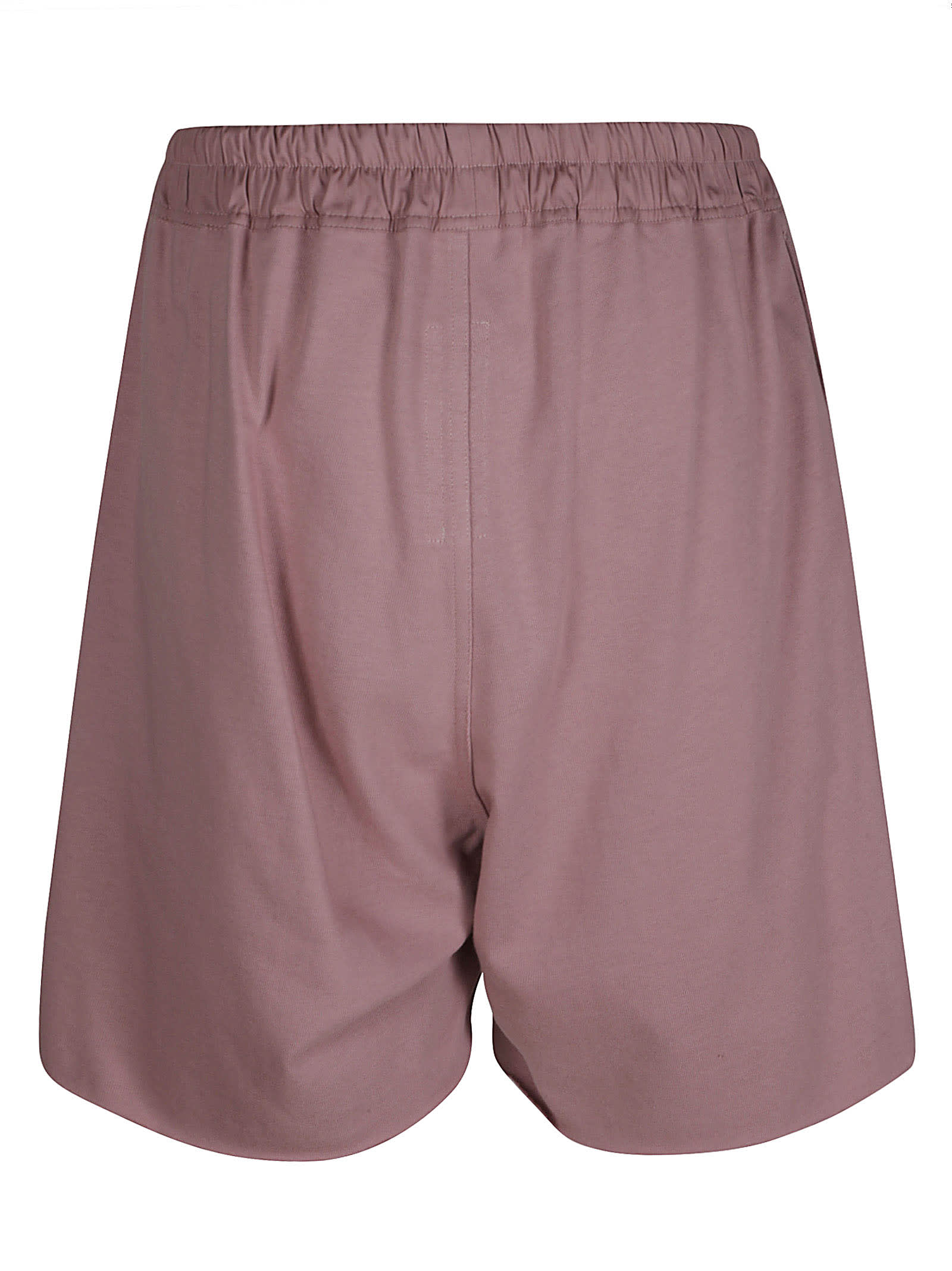 Shop Rick Owens Drawstring Shorts In Dusty Pink