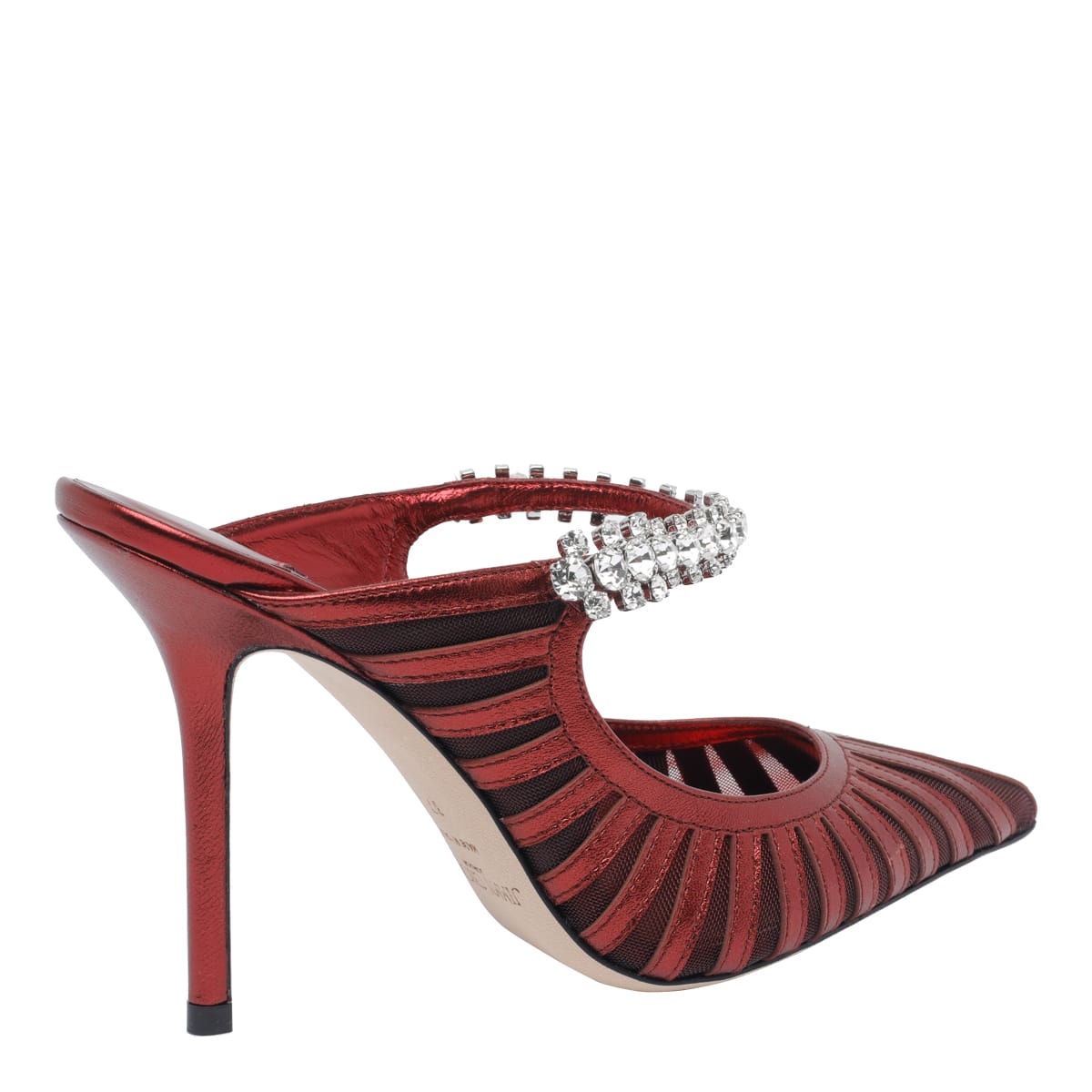 Jimmy Choo Pointed High-heeled Sandals In Red