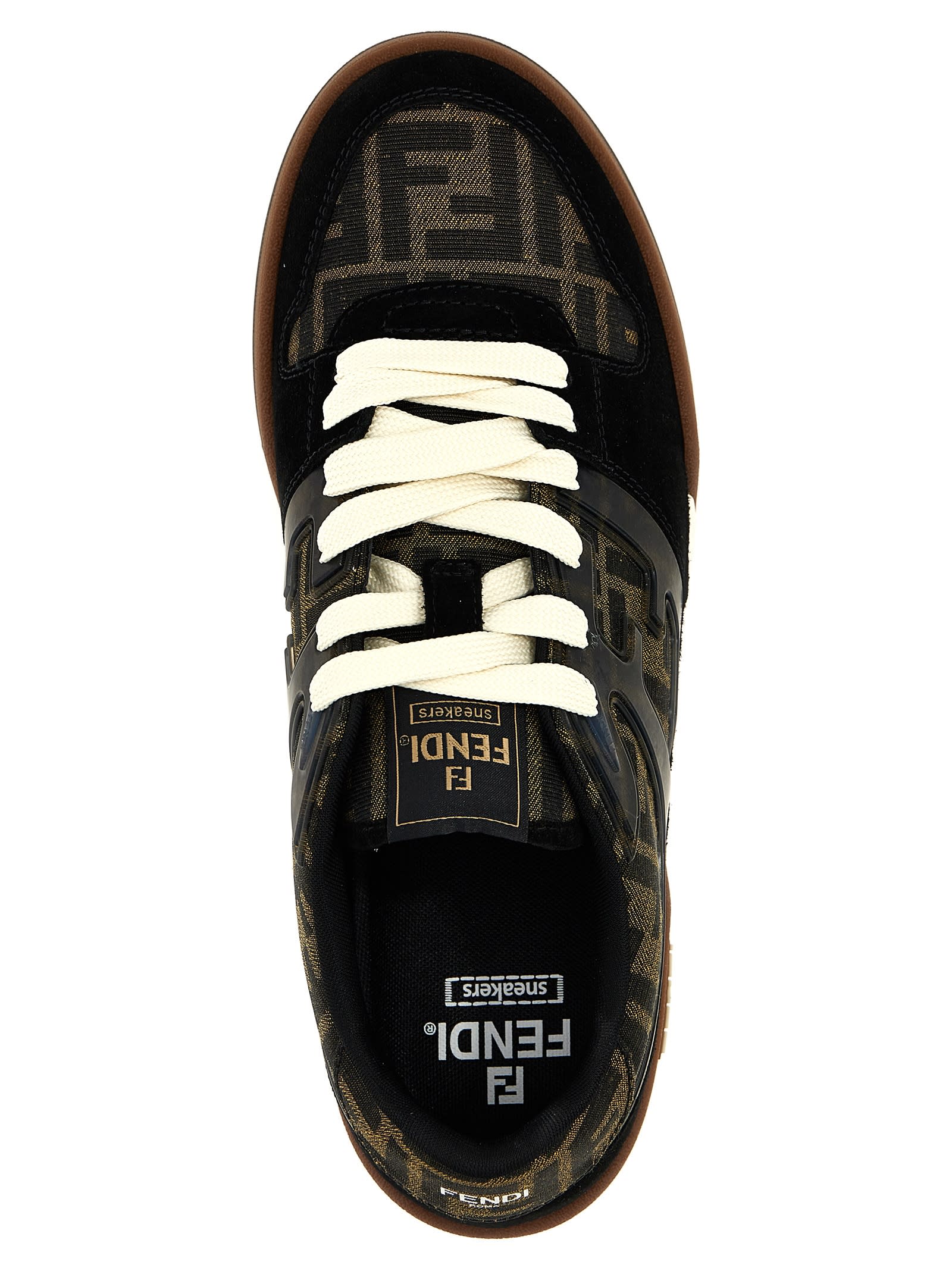 Shop Fendi Match Sneakers In Multicolor