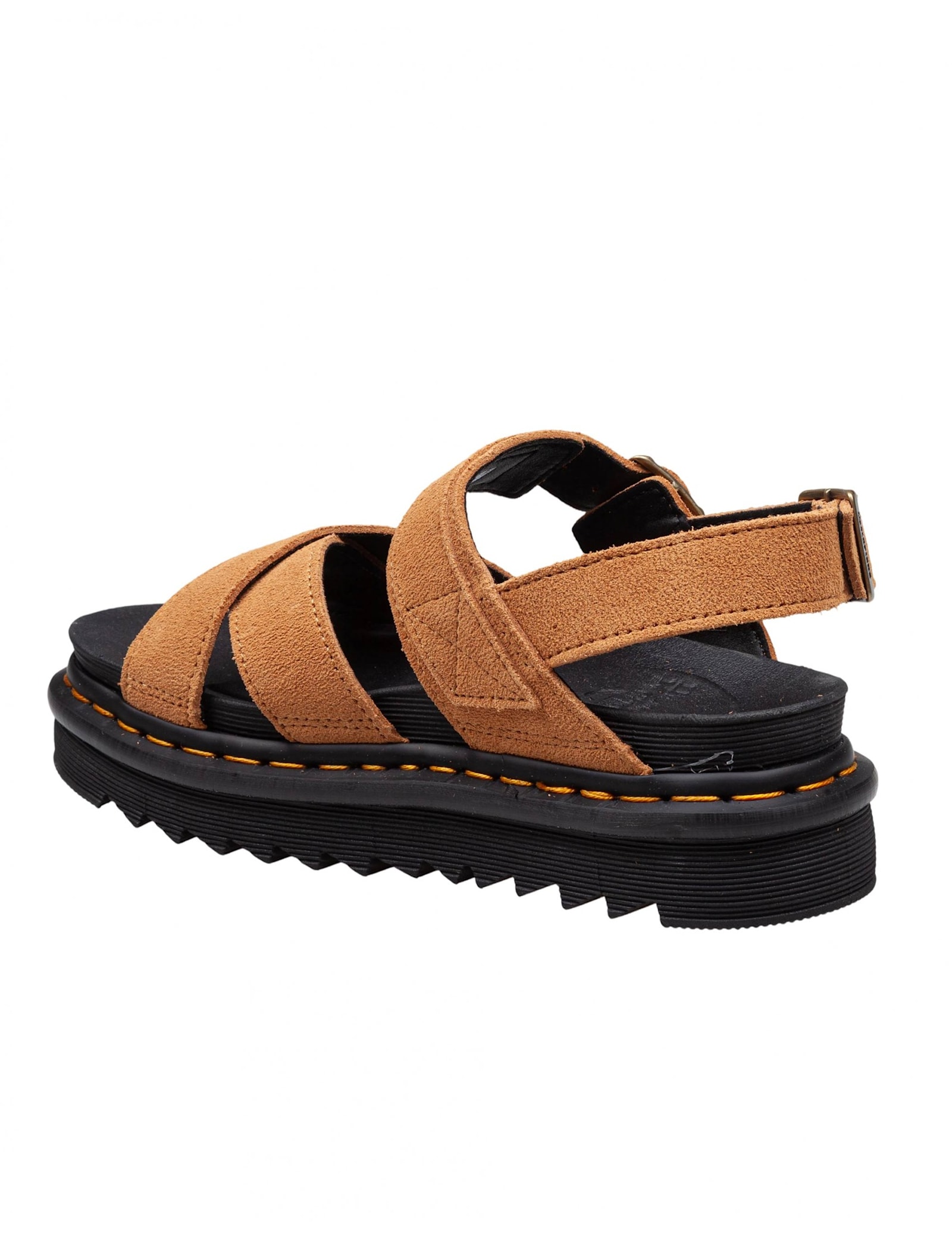 Dr. Martens Blair Suede Sandal In Brown