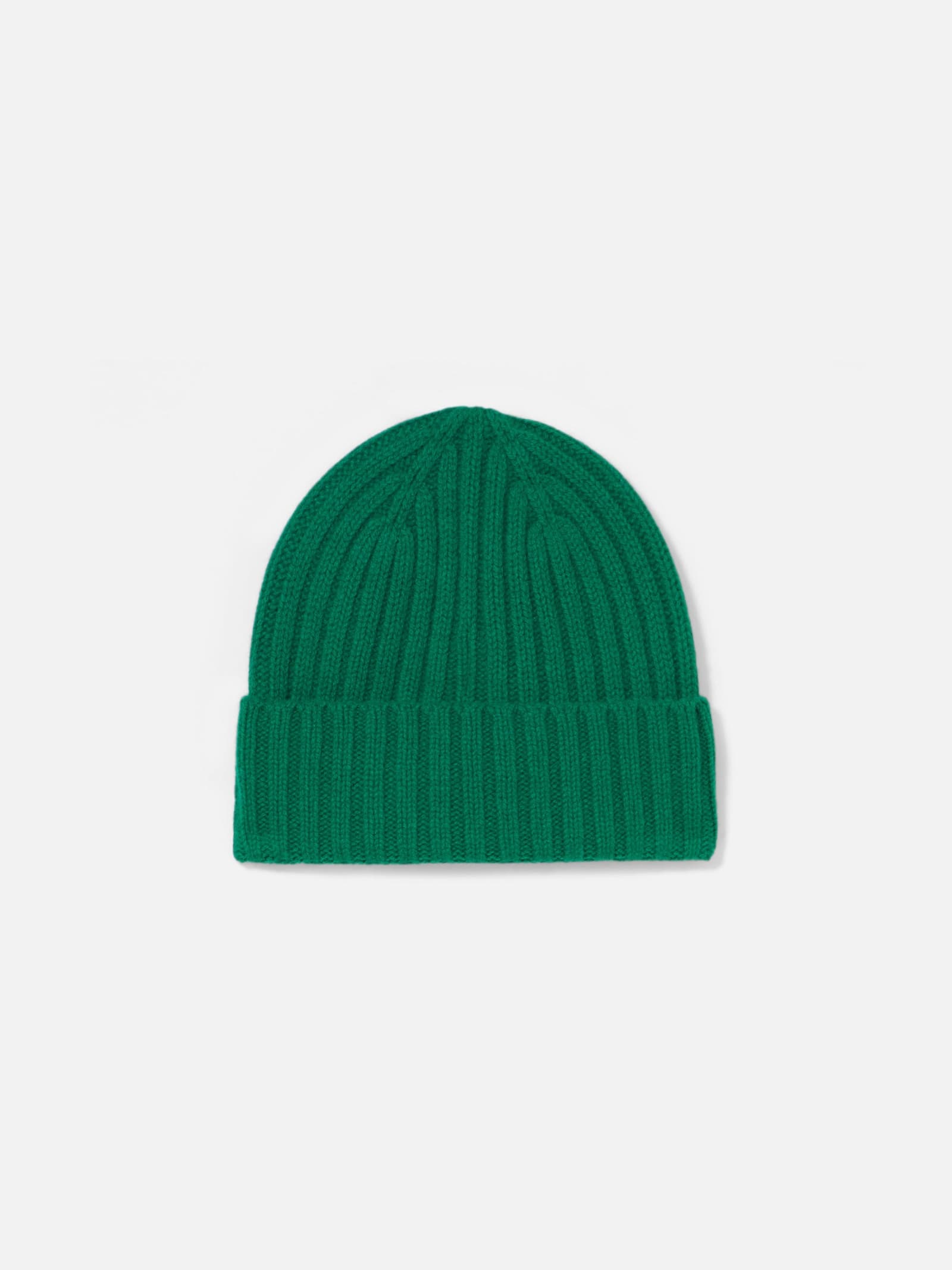 Mc2 Saint Barth Man Green Beanie With St. Barth Embroidery In Green