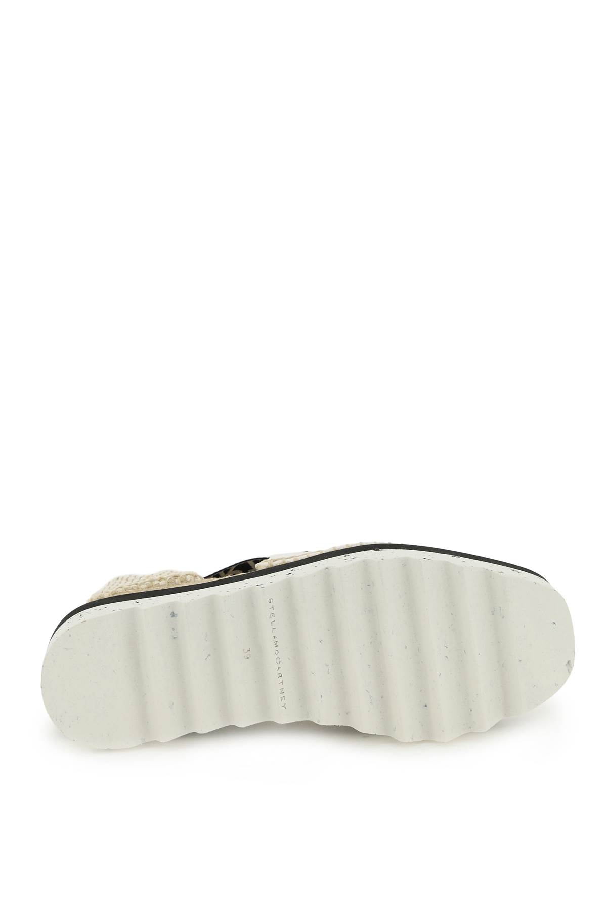 Shop Stella Mccartney Espadrille Gaia With Platform In Pink