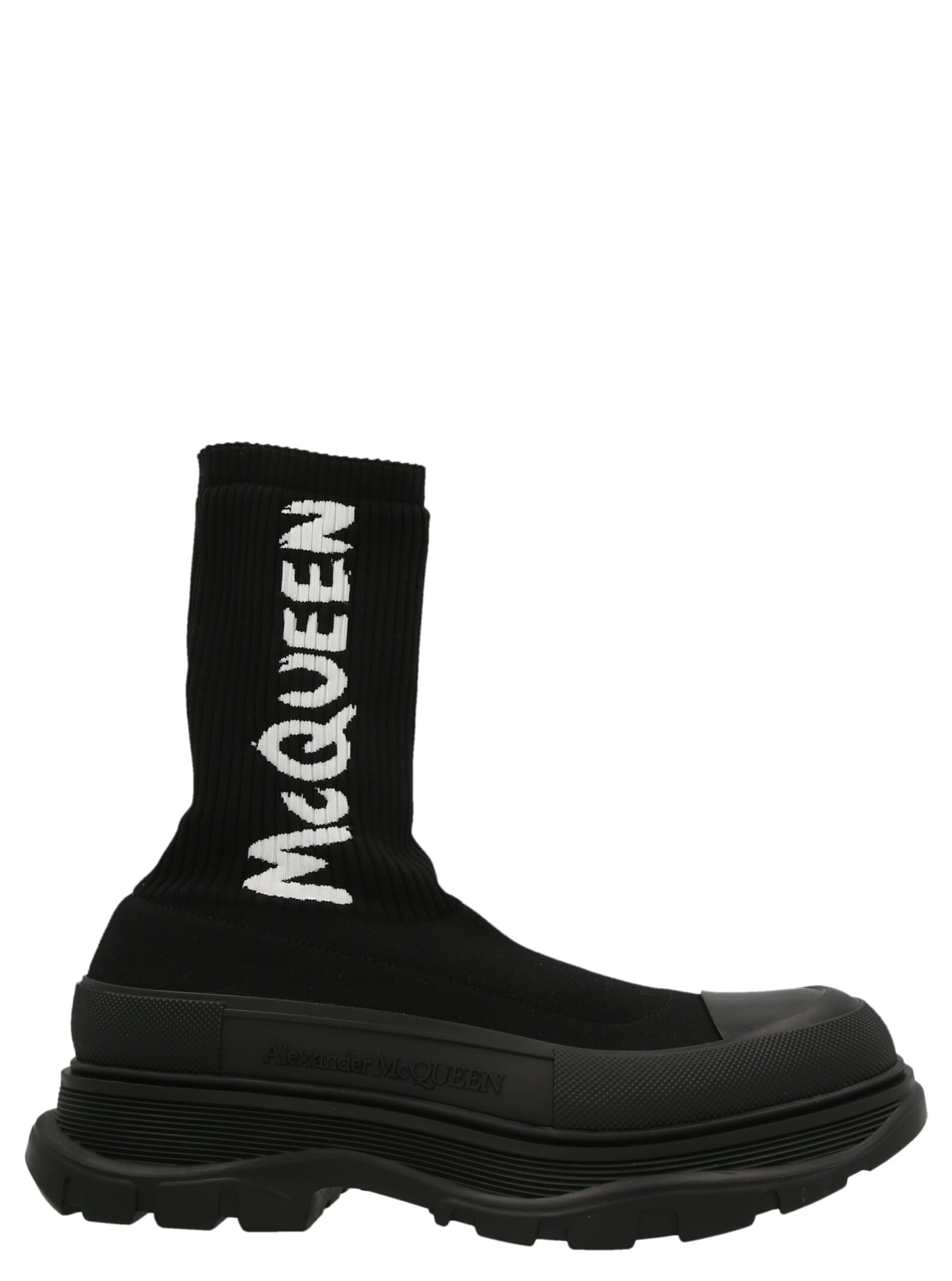 Alexander McQueen Logo Sock Sneakers